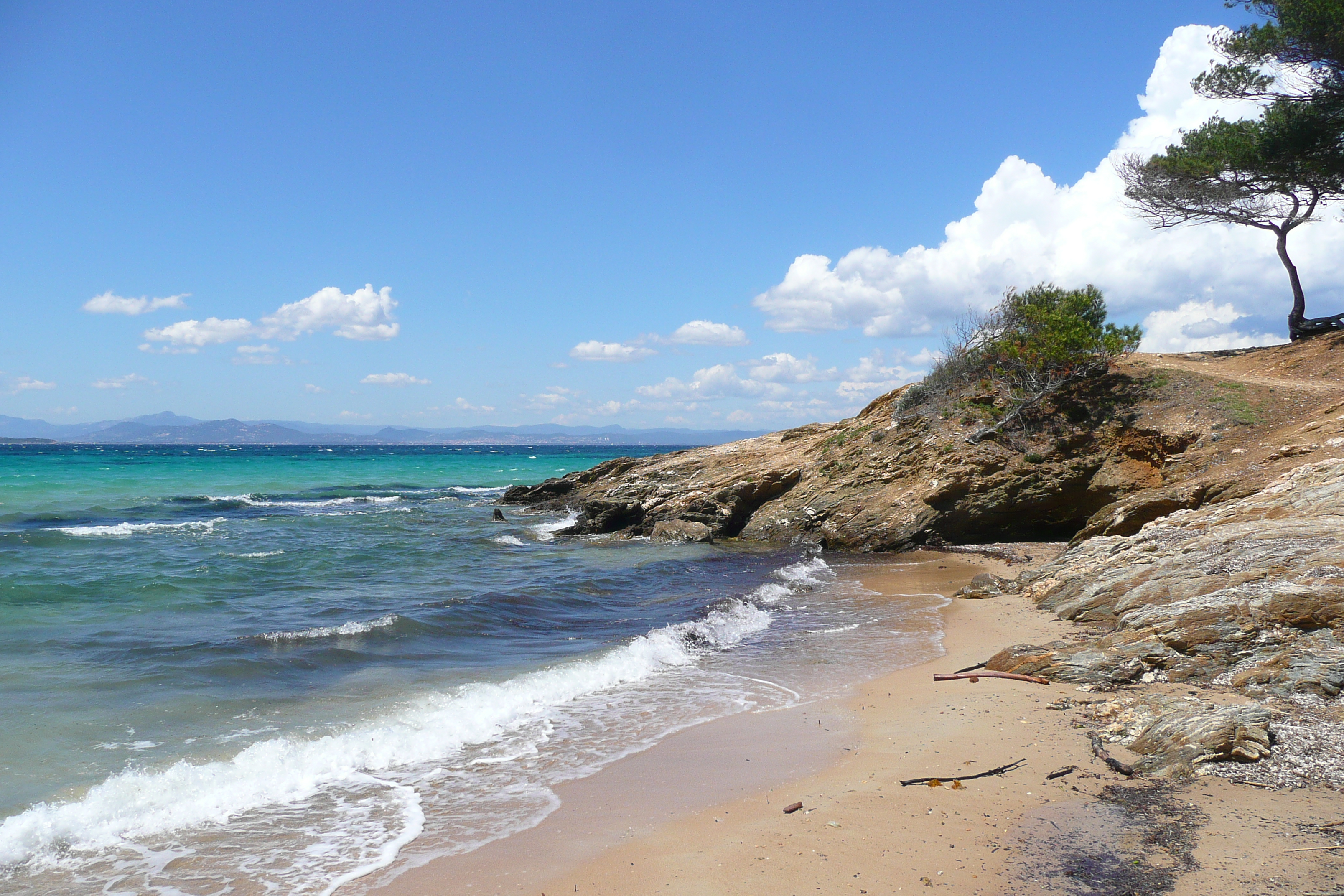 Picture France Porquerolles Island Courtade beach 2008-05 19 - Center Courtade beach