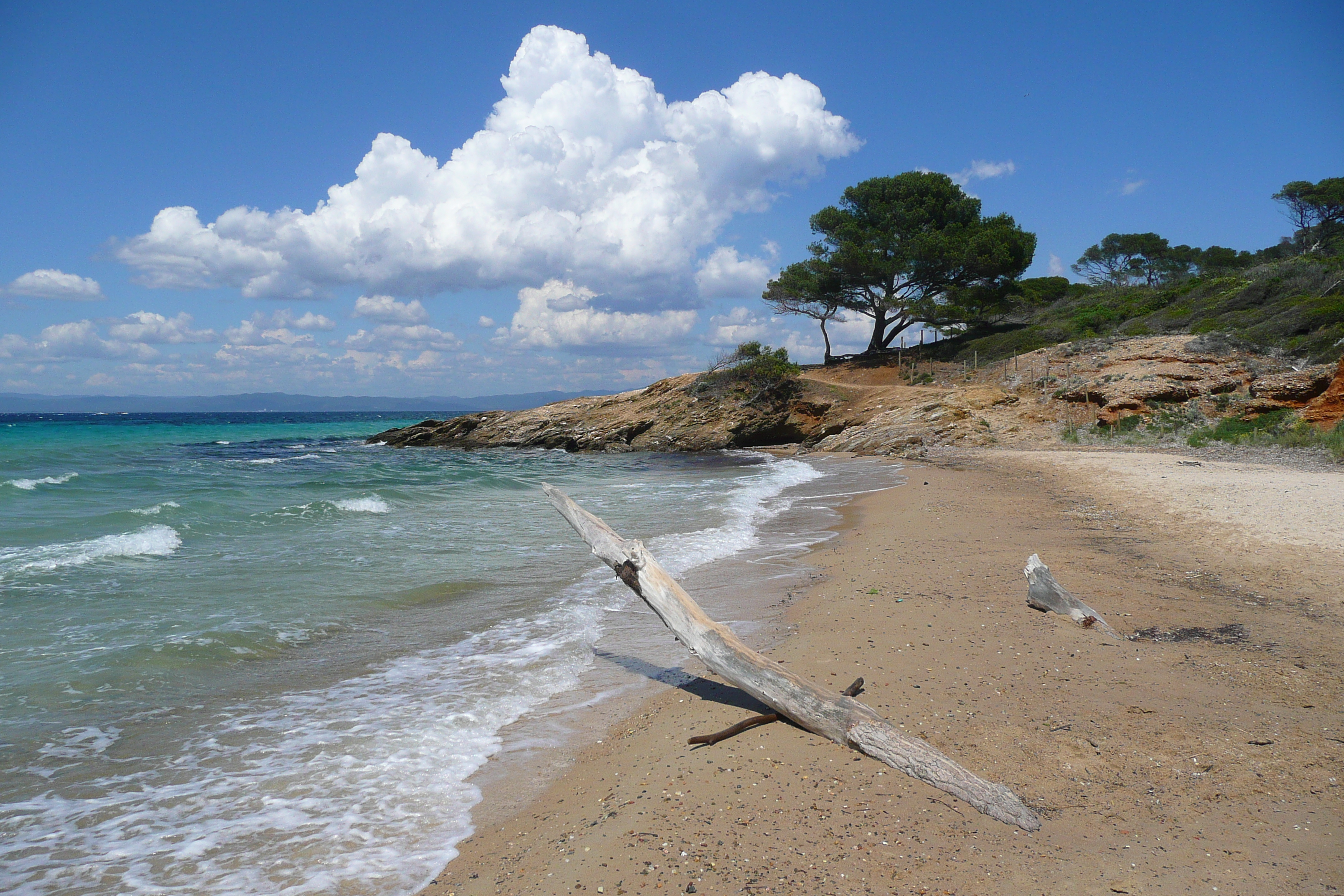 Picture France Porquerolles Island Courtade beach 2008-05 30 - History Courtade beach