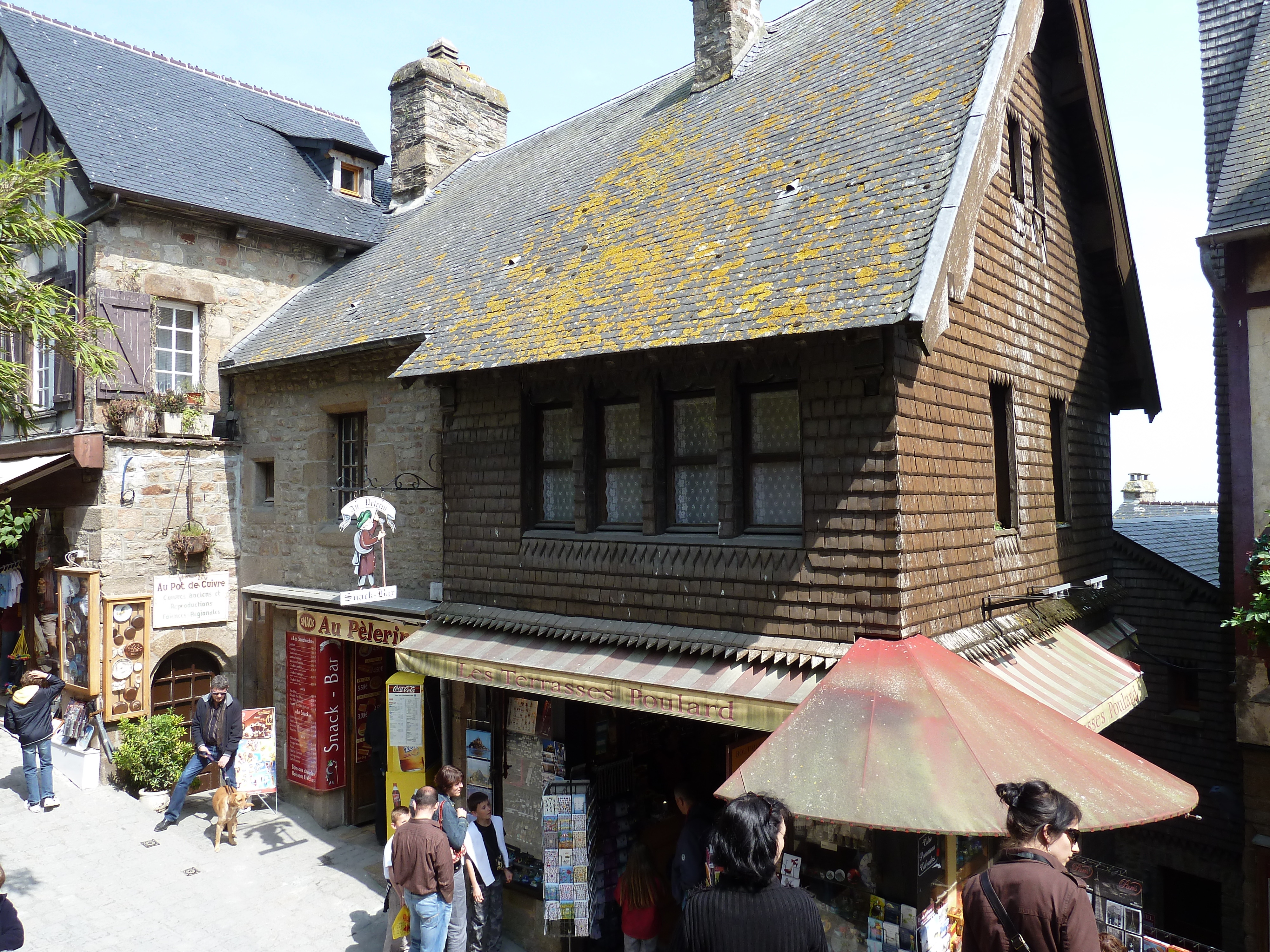 Picture France Mont St Michel Mont St Michel Village 2010-04 41 - History Mont St Michel Village