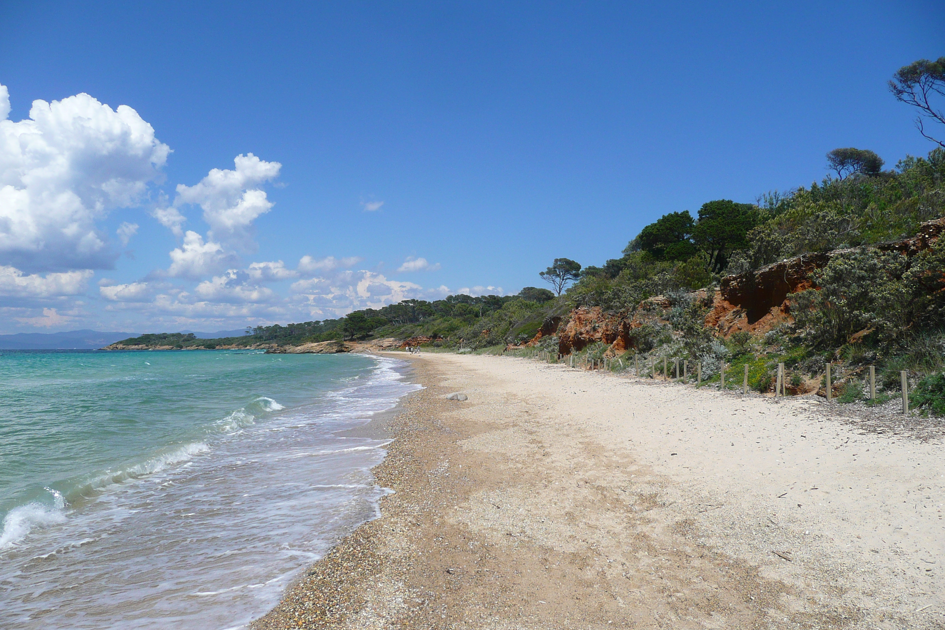 Picture France Porquerolles Island Courtade beach 2008-05 16 - Tour Courtade beach