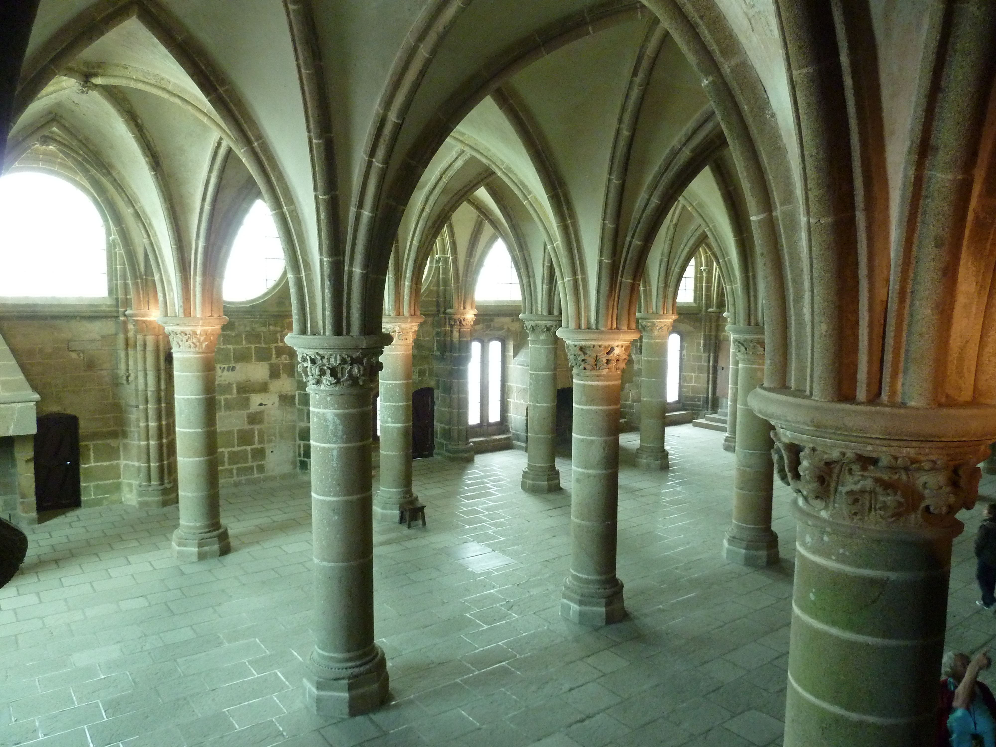 Picture France Mont St Michel Mont St Michel Abbey 2010-04 129 - History Mont St Michel Abbey