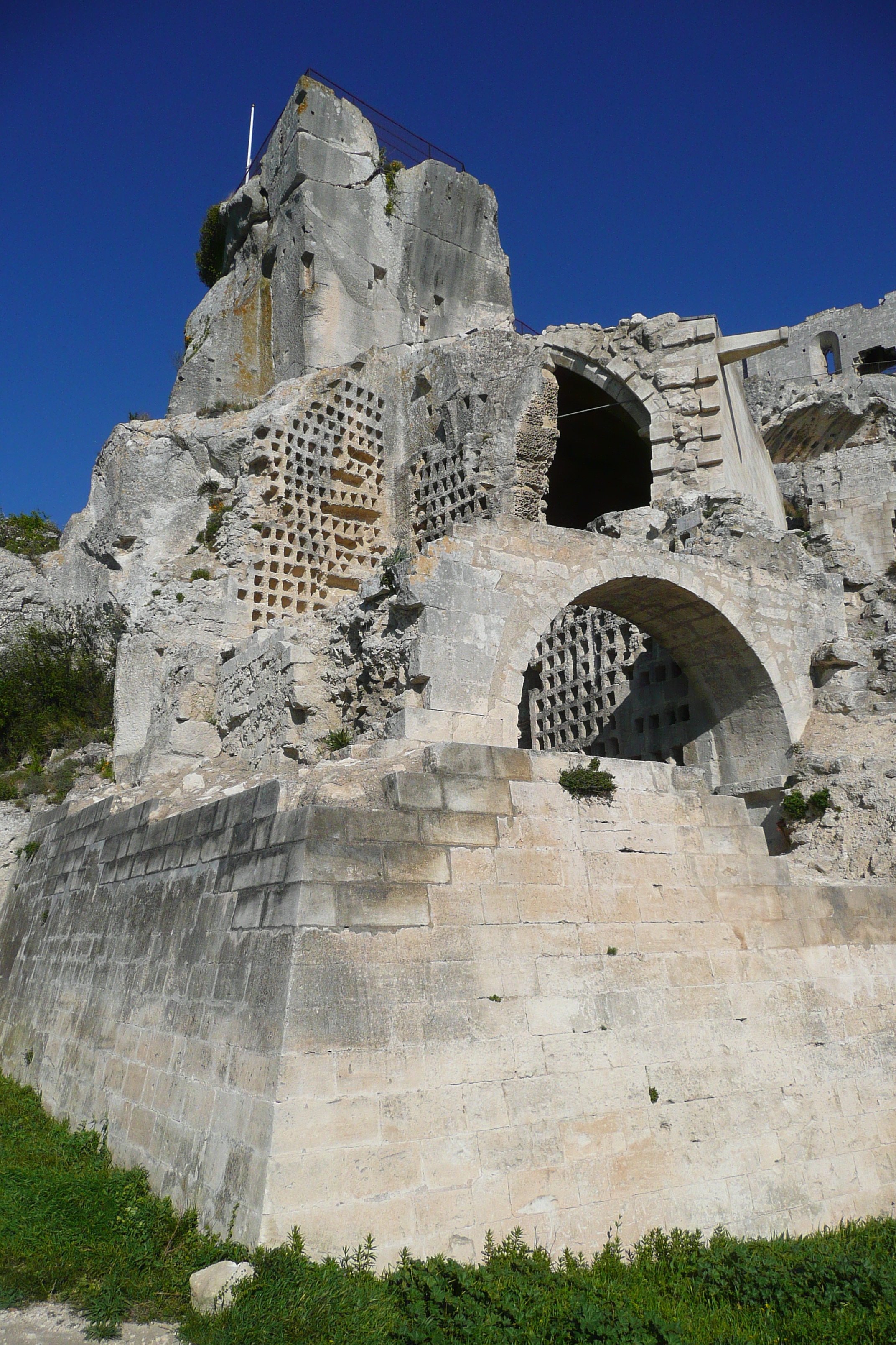 Picture France Baux de Provence Baux de Provence Castle 2008-04 20 - Center Baux de Provence Castle