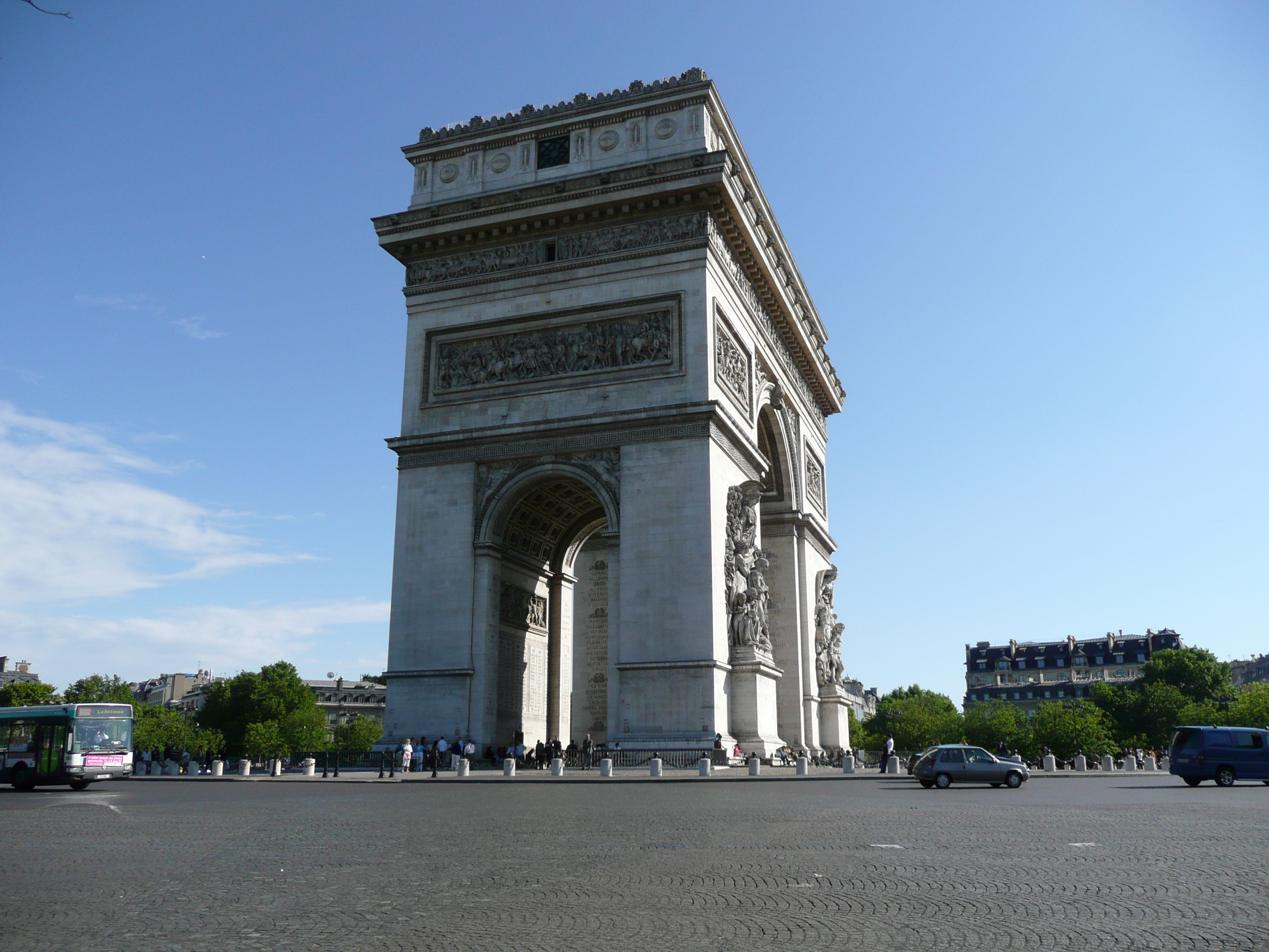 Picture France Paris Etoile and Arc de Triomphe 2007-05 171 - Recreation Etoile and Arc de Triomphe