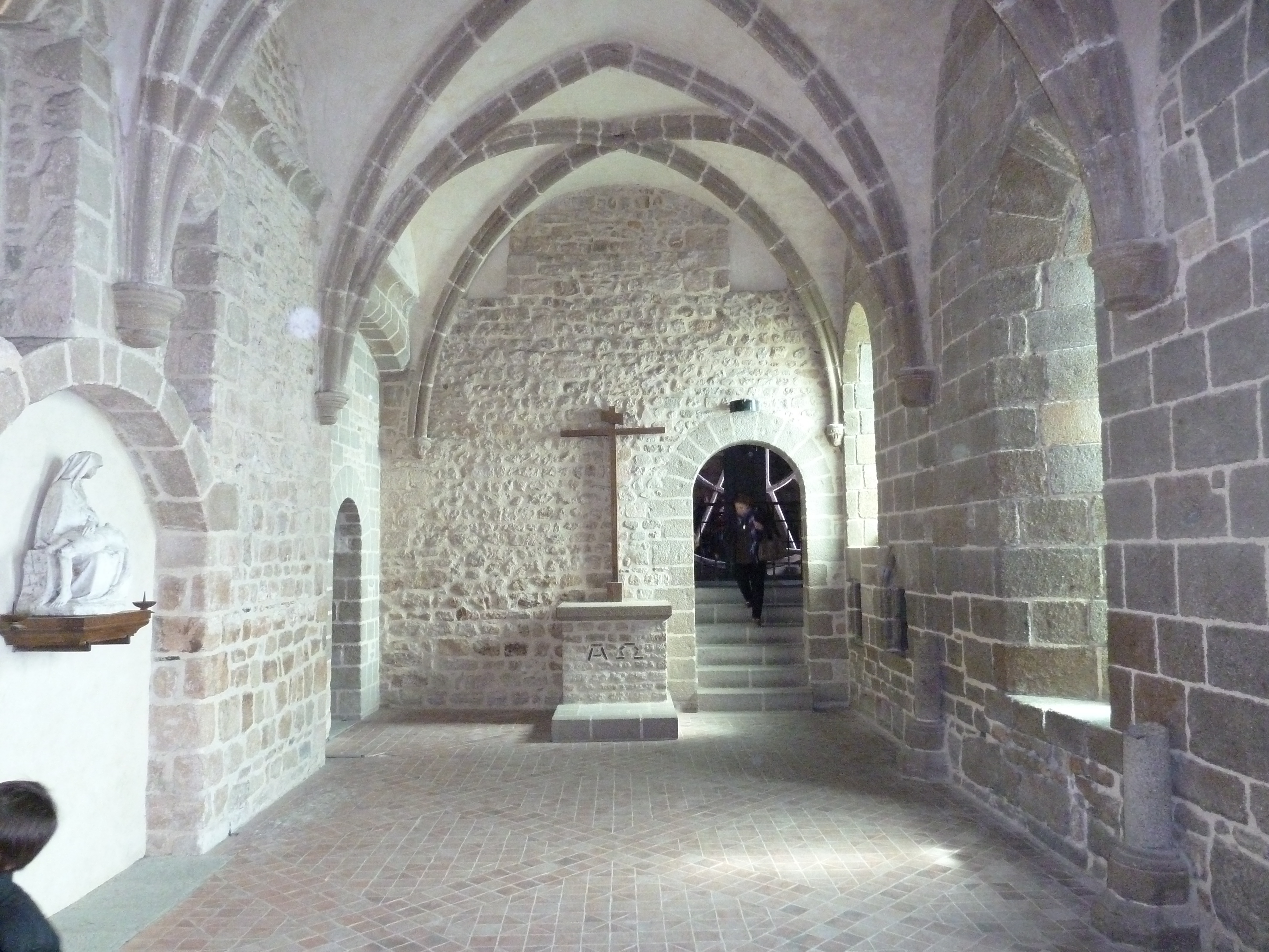 Picture France Mont St Michel Mont St Michel Abbey 2010-04 96 - Recreation Mont St Michel Abbey