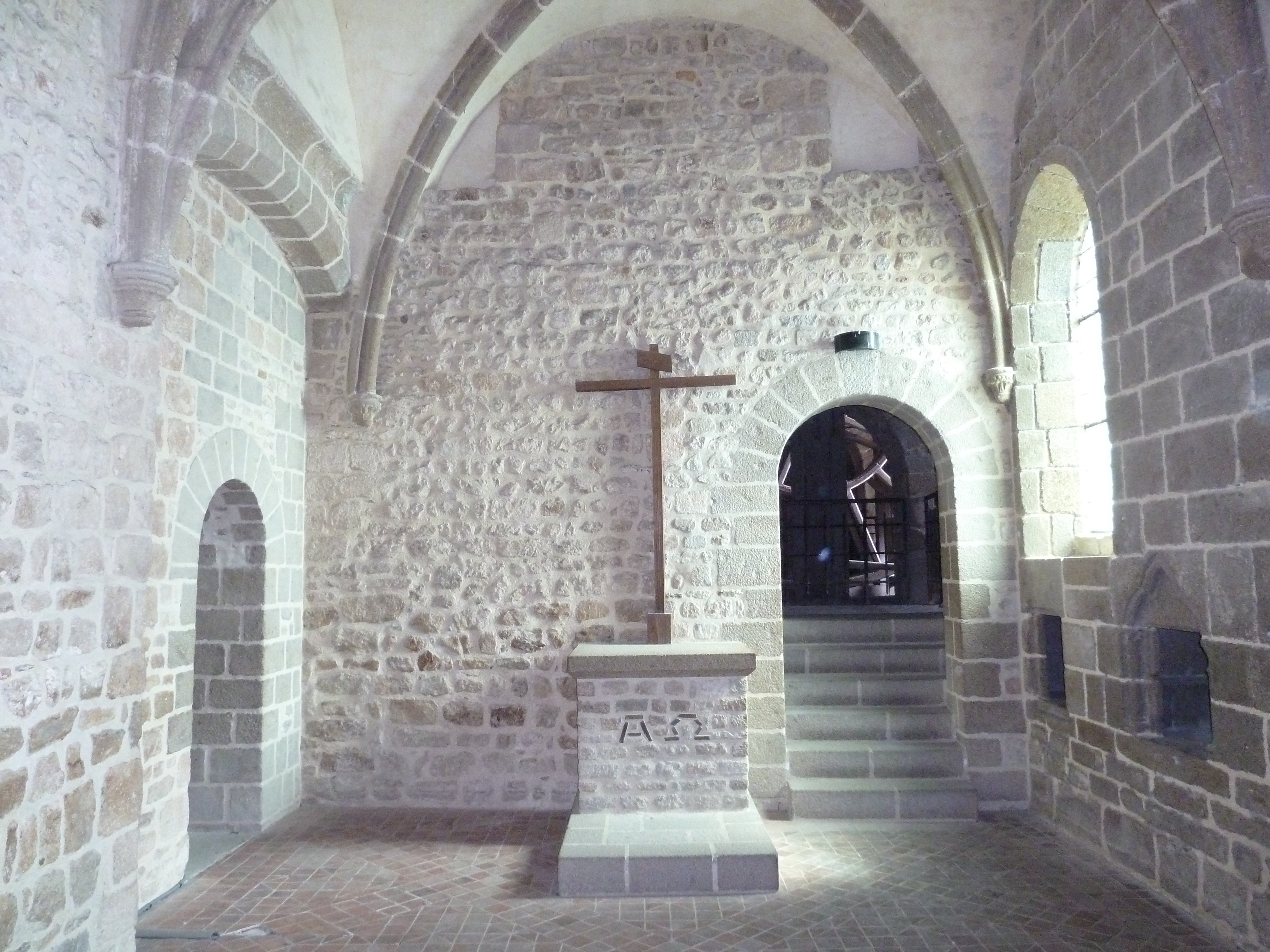 Picture France Mont St Michel Mont St Michel Abbey 2010-04 76 - Tours Mont St Michel Abbey