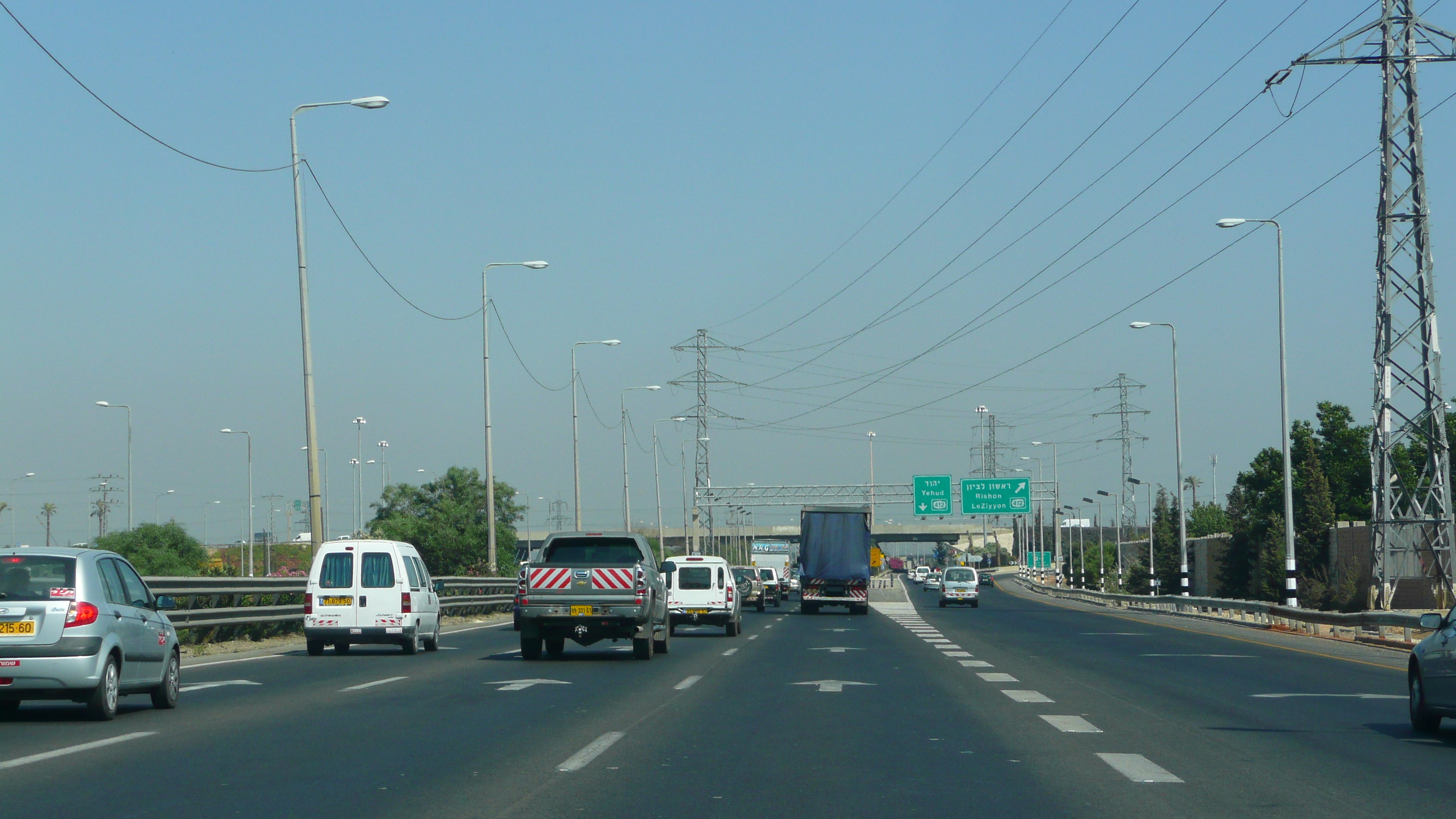 Picture Israel Tel Aviv to Ben Gurion Airport 2007-06 49 - History Tel Aviv to Ben Gurion Airport