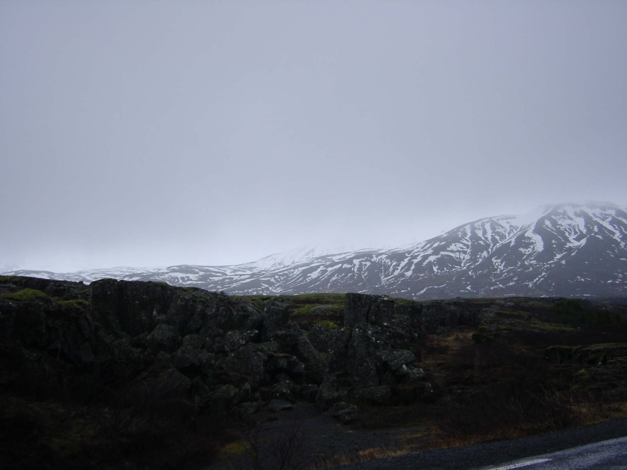 Picture Iceland Road 36 Mosfellbaer to Pingvellir 2003-03 14 - Center Road 36 Mosfellbaer to Pingvellir