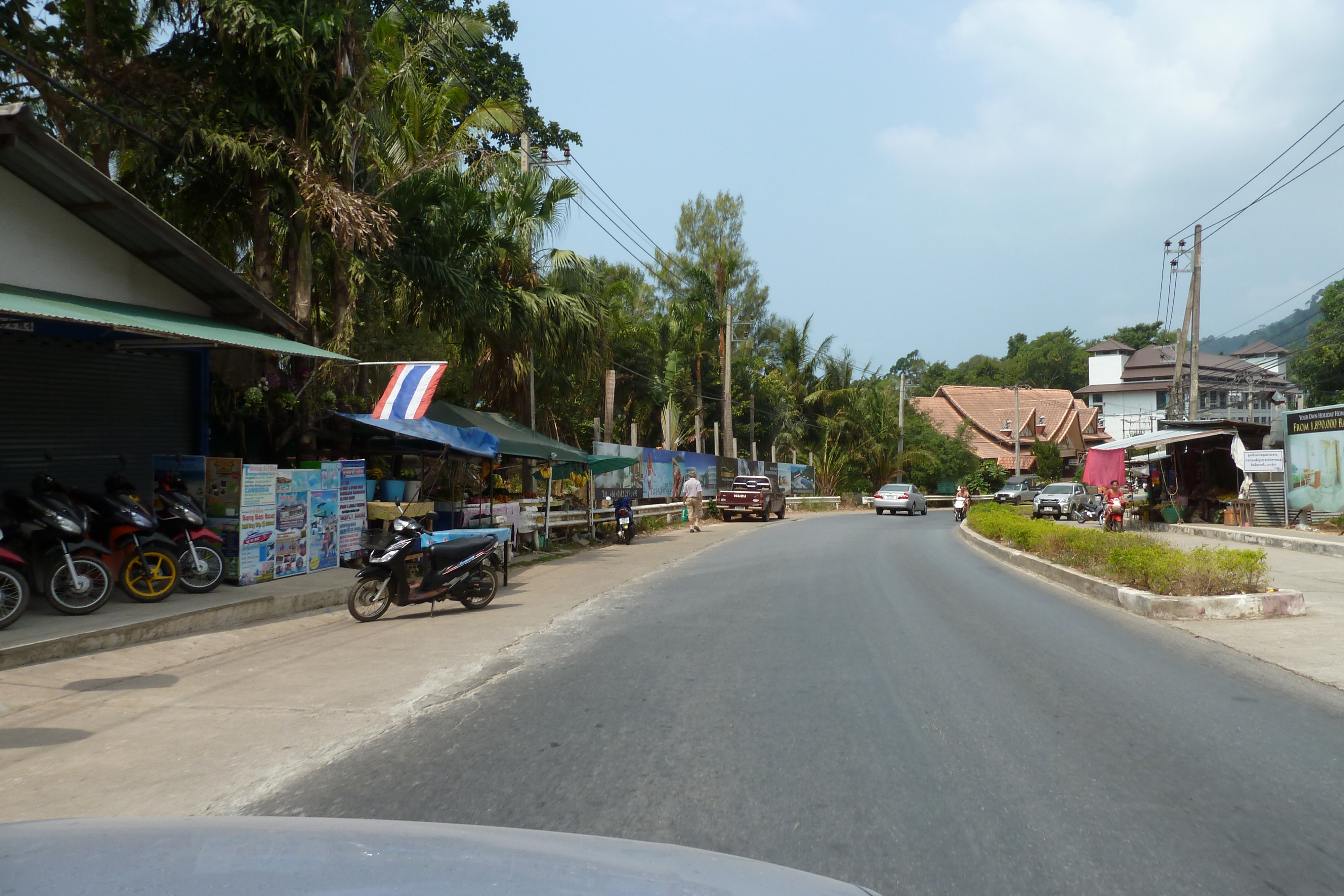 Picture Thailand Ko Chang Island road 2011-02 5 - Tour Island road