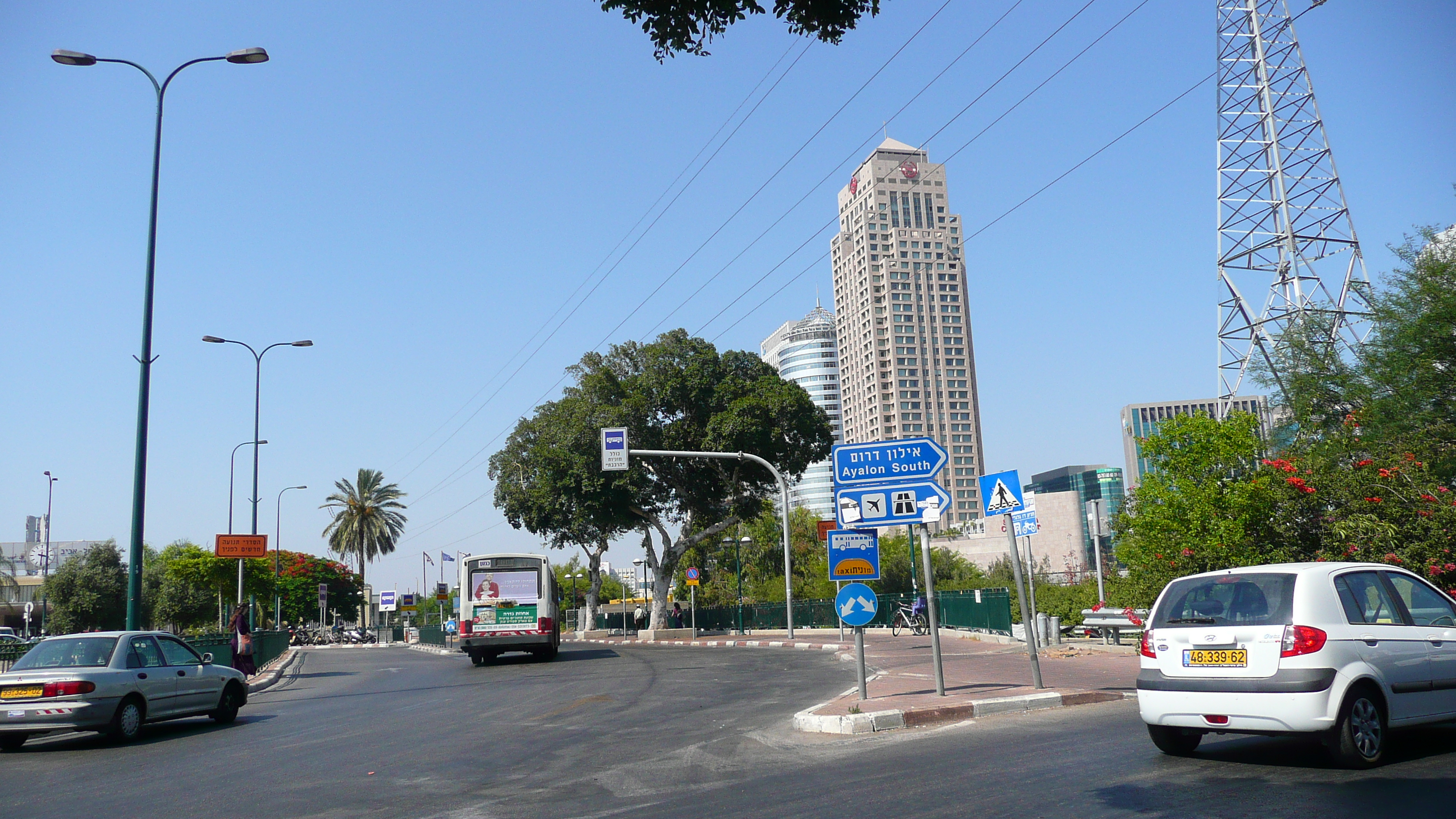 Picture Israel Tel Aviv to Ben Gurion Airport 2007-06 10 - Center Tel Aviv to Ben Gurion Airport