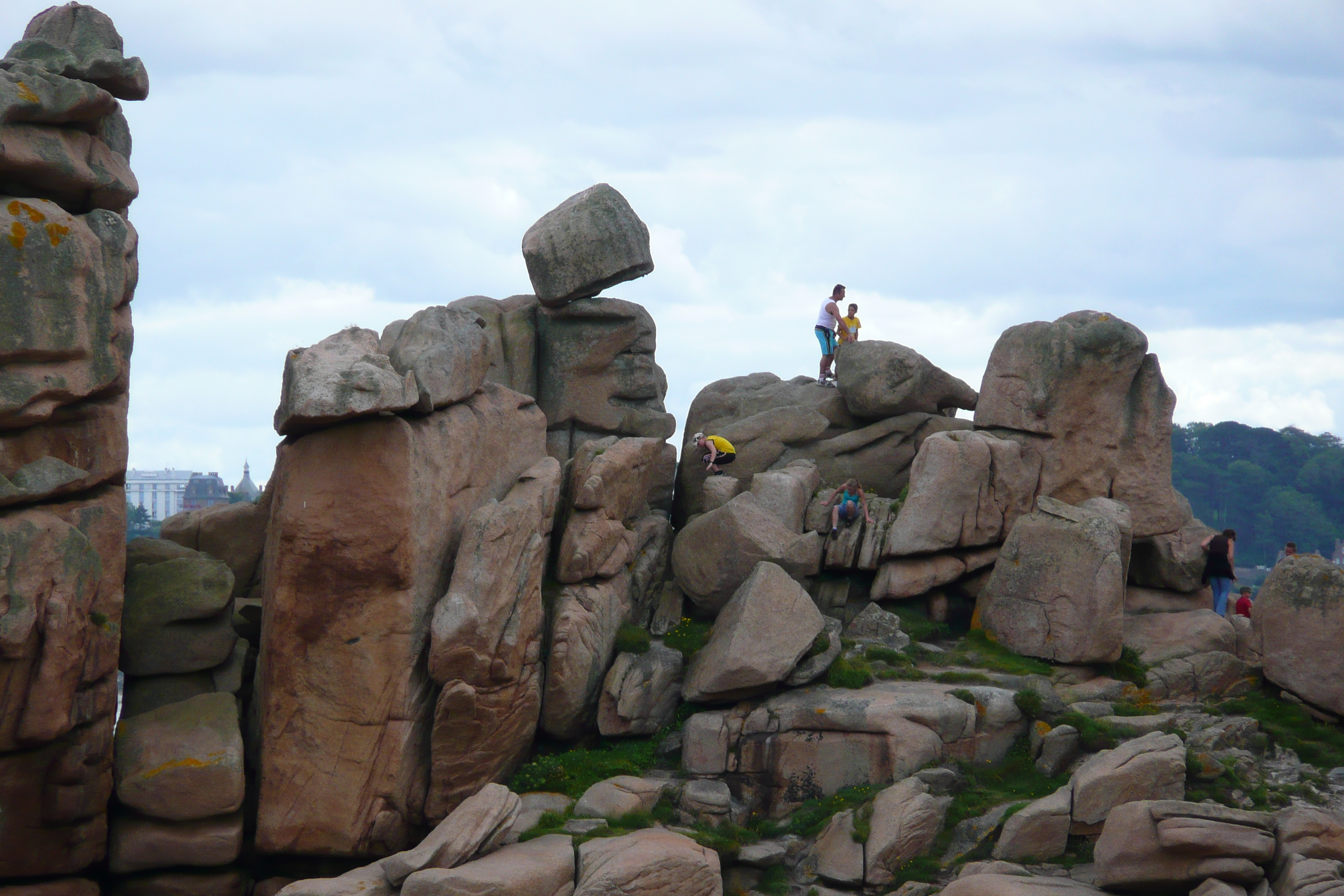 Picture France Perros Guirec Cote de granite rose 2007-08 2 - Center Cote de granite rose