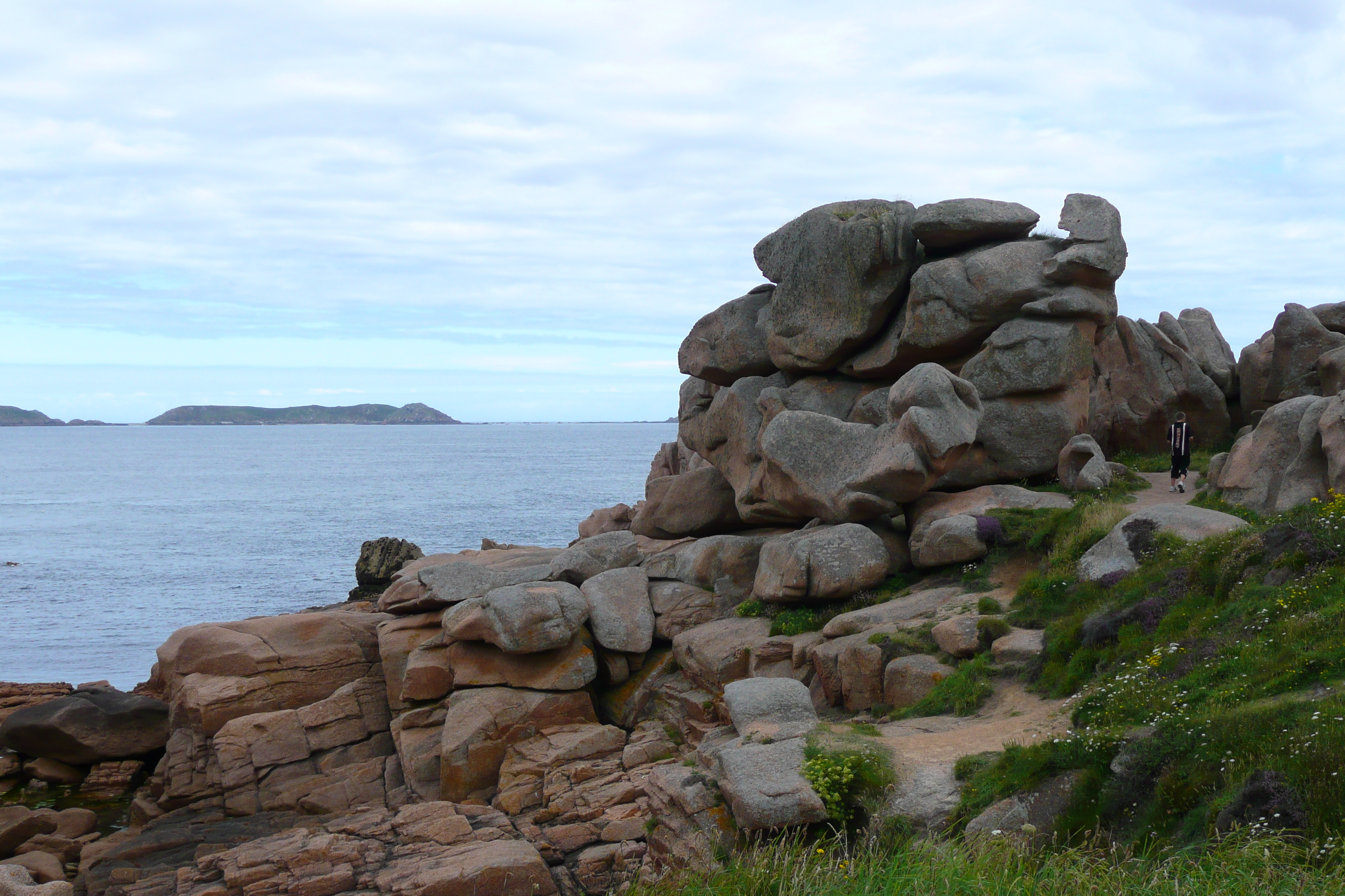 Picture France Perros Guirec Cote de granite rose 2007-08 13 - Recreation Cote de granite rose