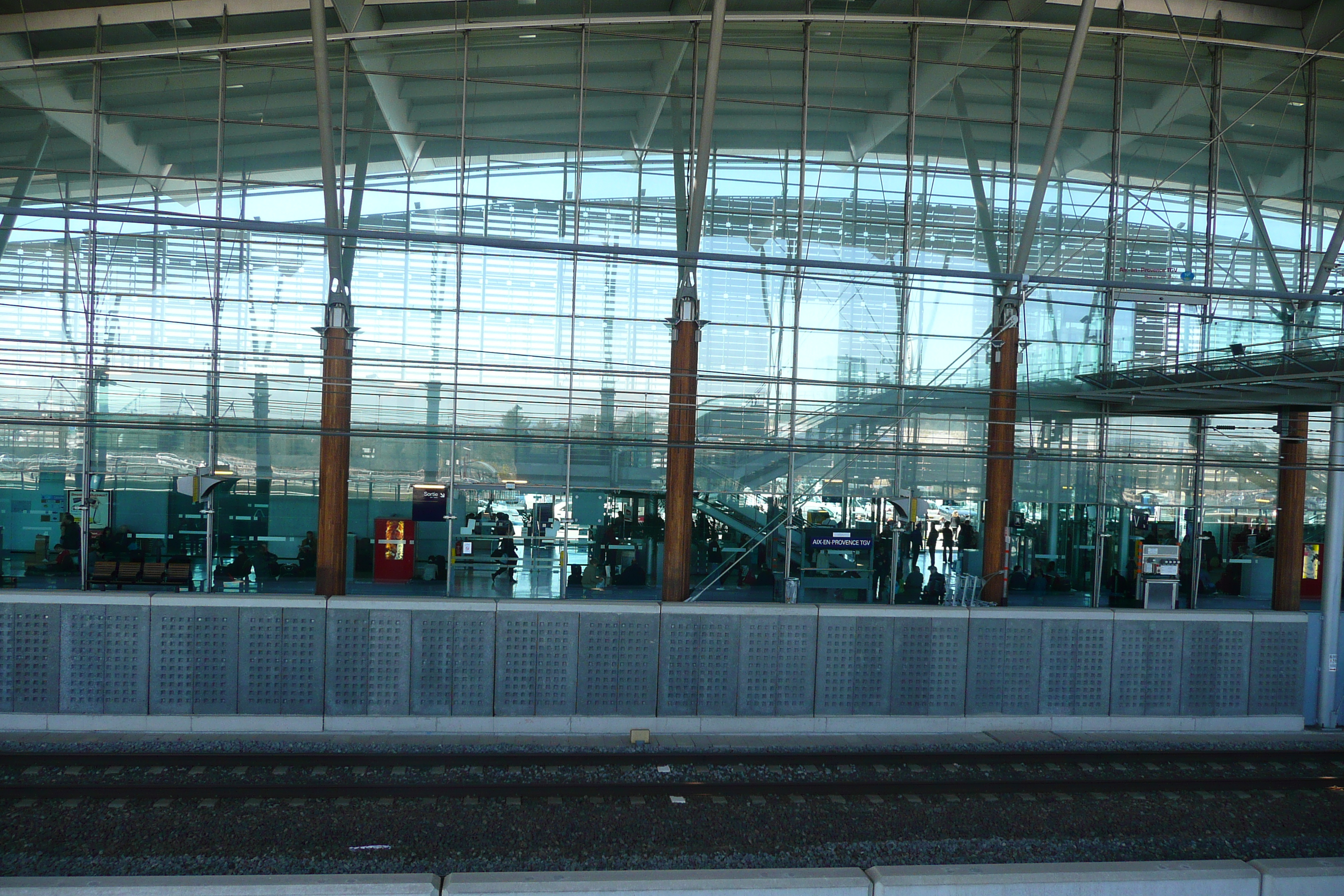 Picture France Aix en Provence TGV Train Station 2008-04 6 - Journey TGV Train Station