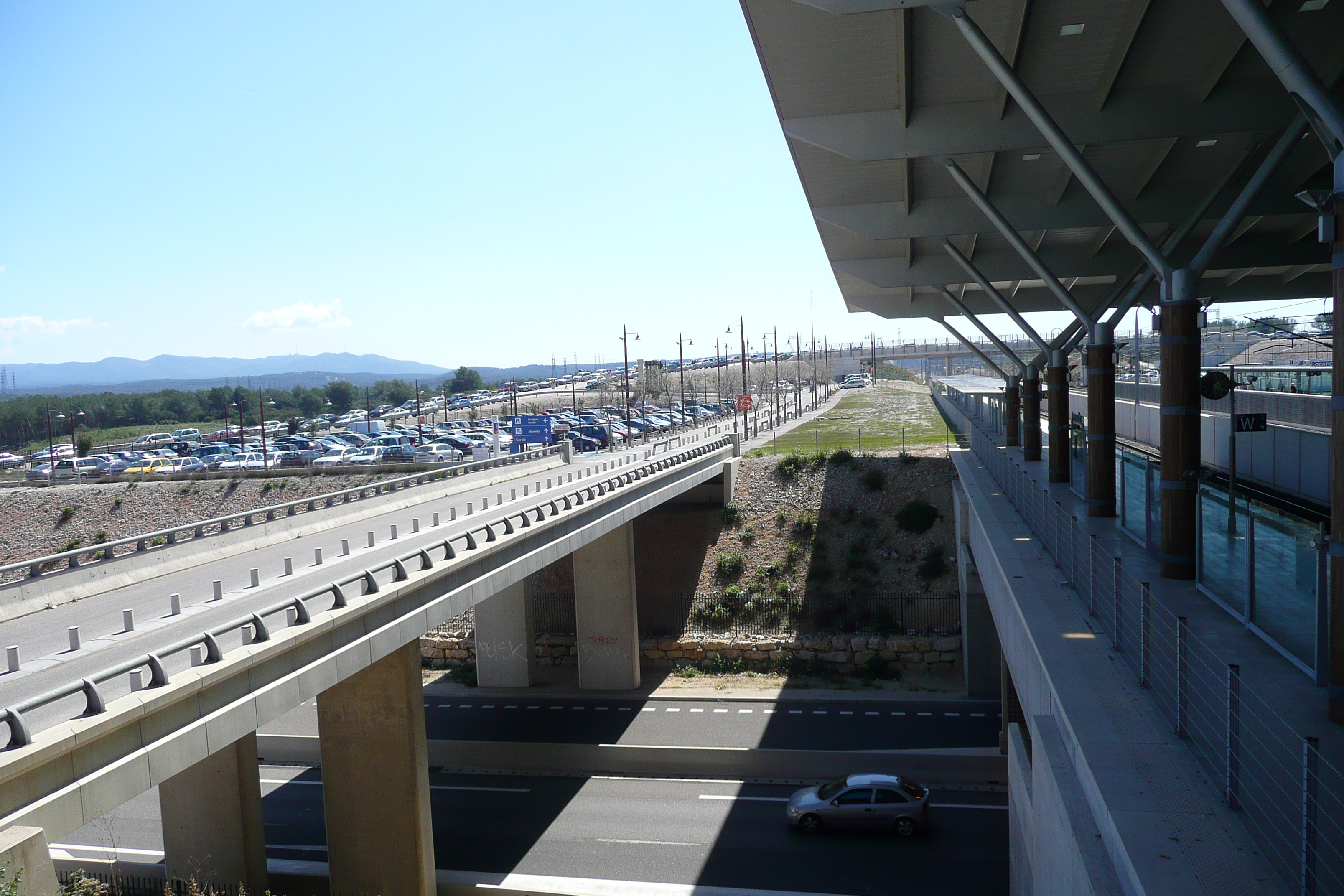 Picture France Aix en Provence TGV Train Station 2008-04 4 - Center TGV Train Station