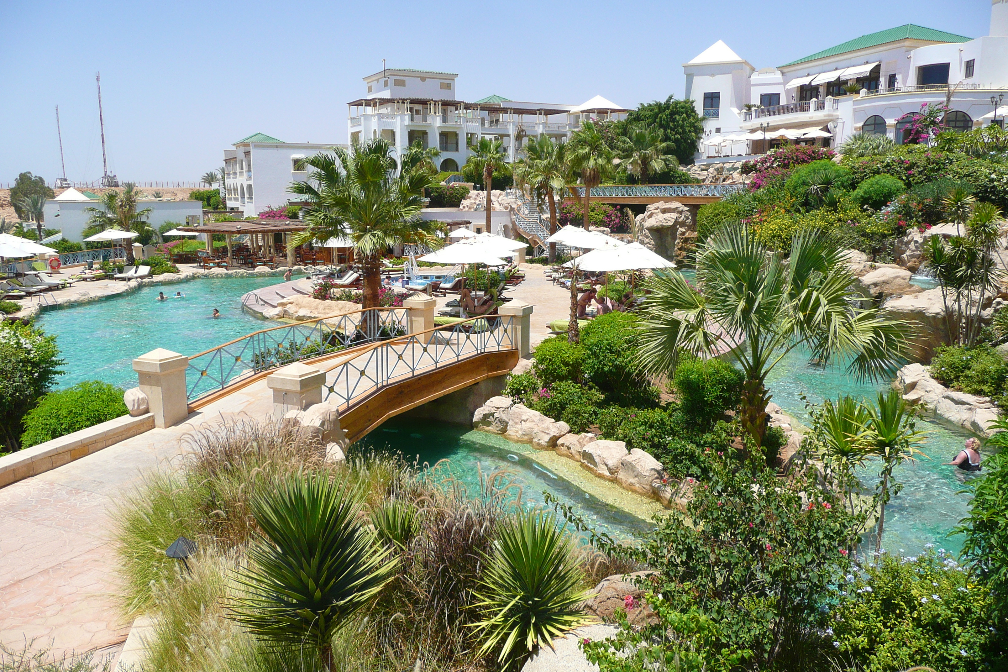 Picture Egypt Sharm el Sheikh Hyatt Hotel Hyatt Sharm el Sheikh Pool 2008-06 39 - Center Hyatt Sharm el Sheikh Pool