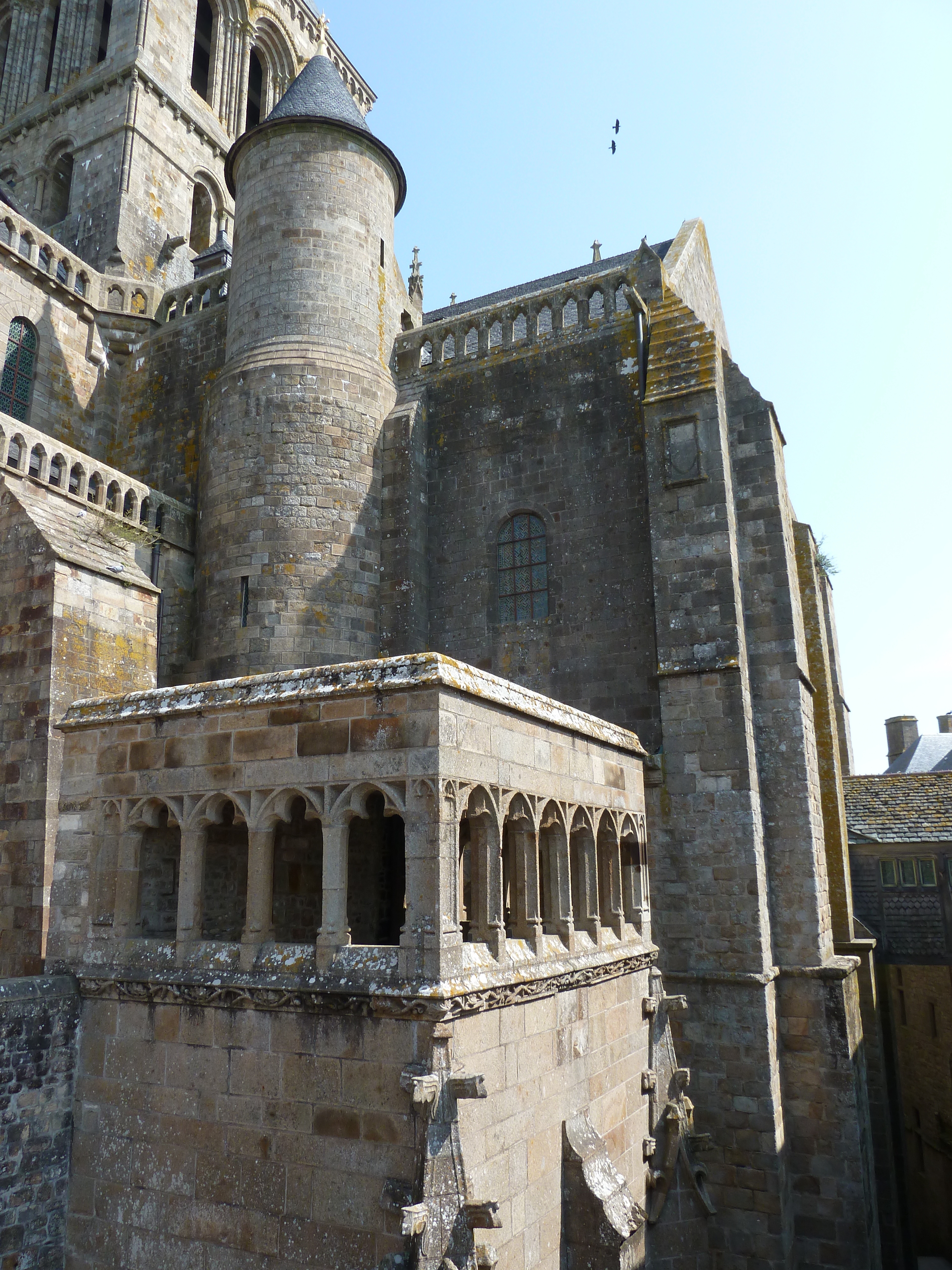 Picture France Mont St Michel Mont St Michel Abbey 2010-04 25 - History Mont St Michel Abbey