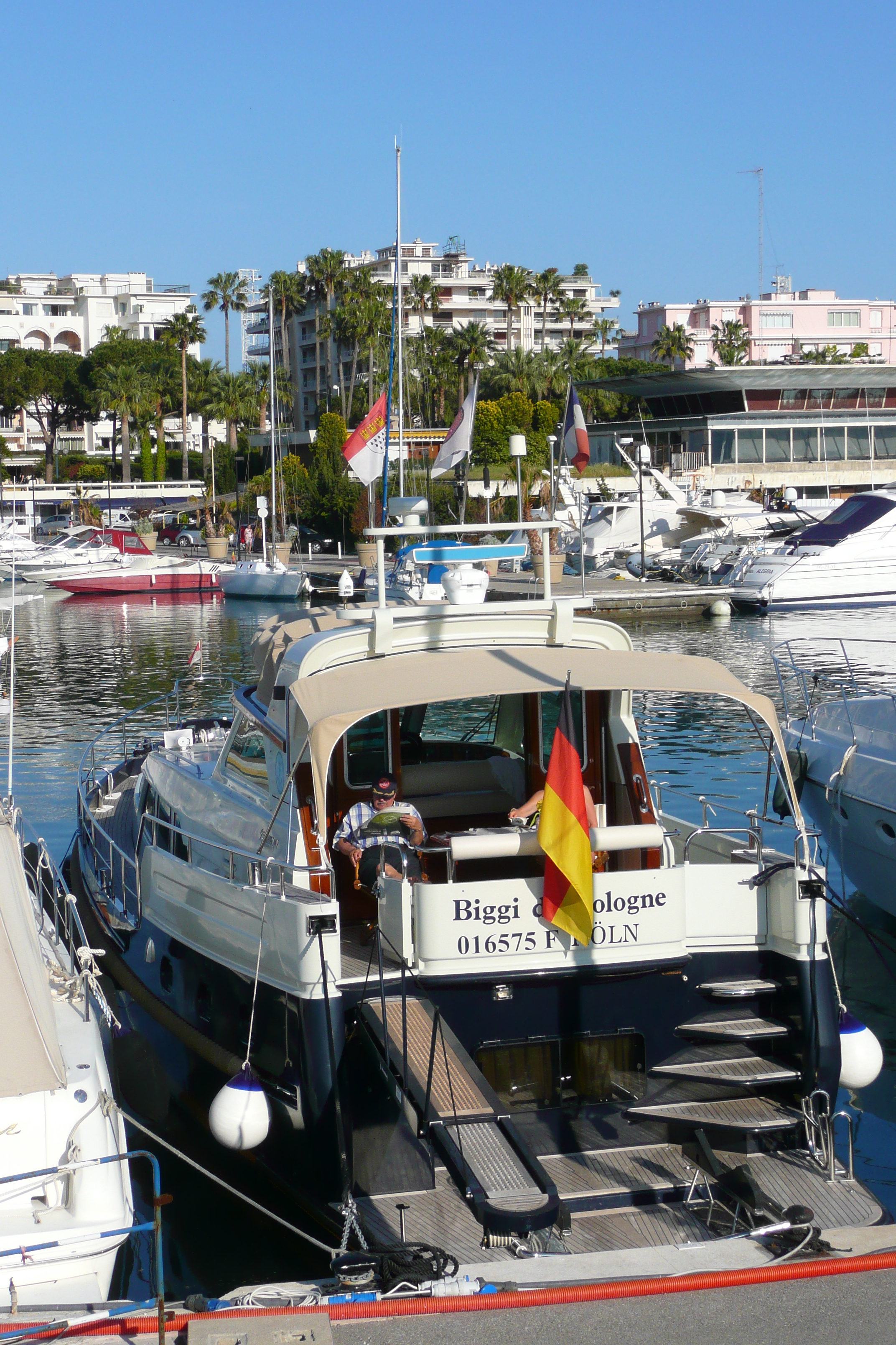 Picture France Cannes Port Pierre Canto 2008-05 22 - History Port Pierre Canto