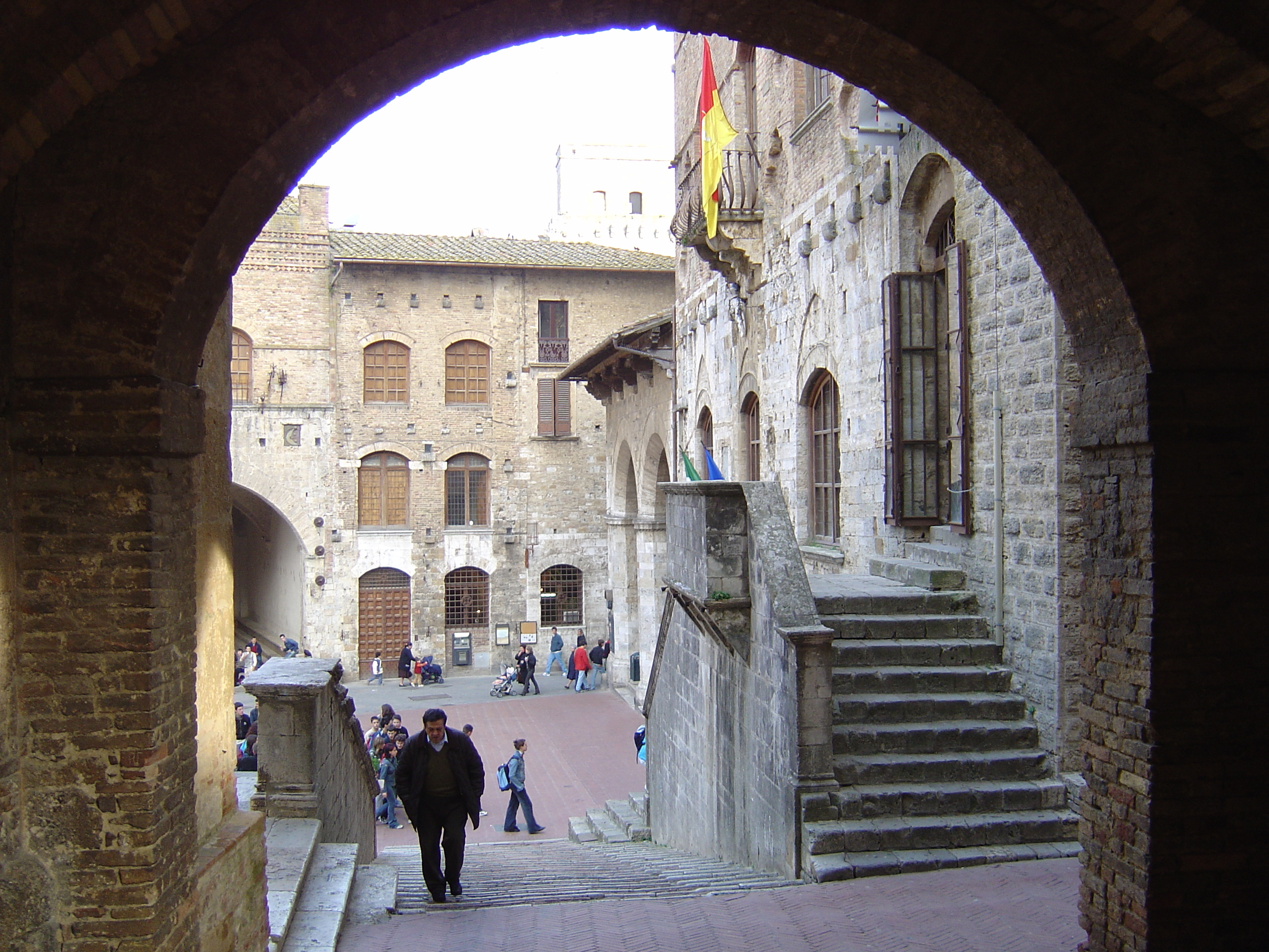 Picture Italy San Gimignano 2004-03 4 - Center San Gimignano