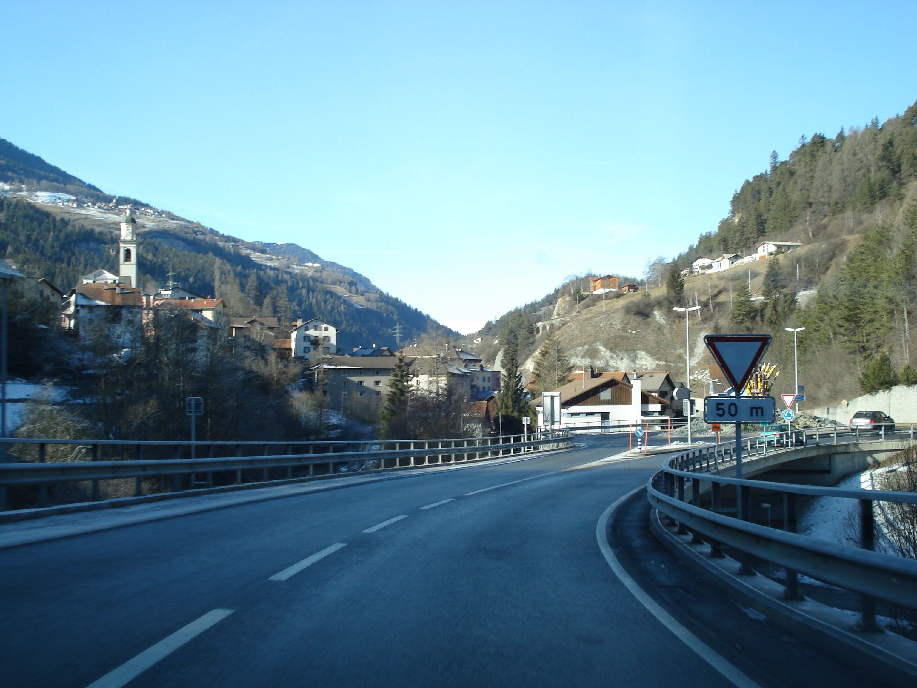 Picture Swiss Chur to St Moritz Road 2007-01 42 - Tours Chur to St Moritz Road