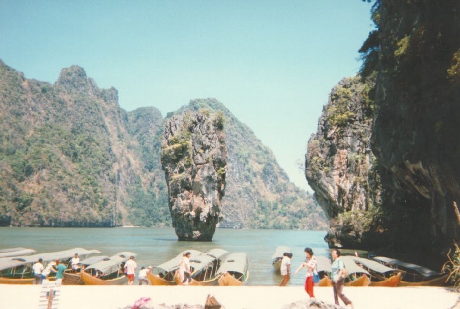 Picture Thailand Phang Nga Bay 1989-02 3 - Center Phang Nga Bay