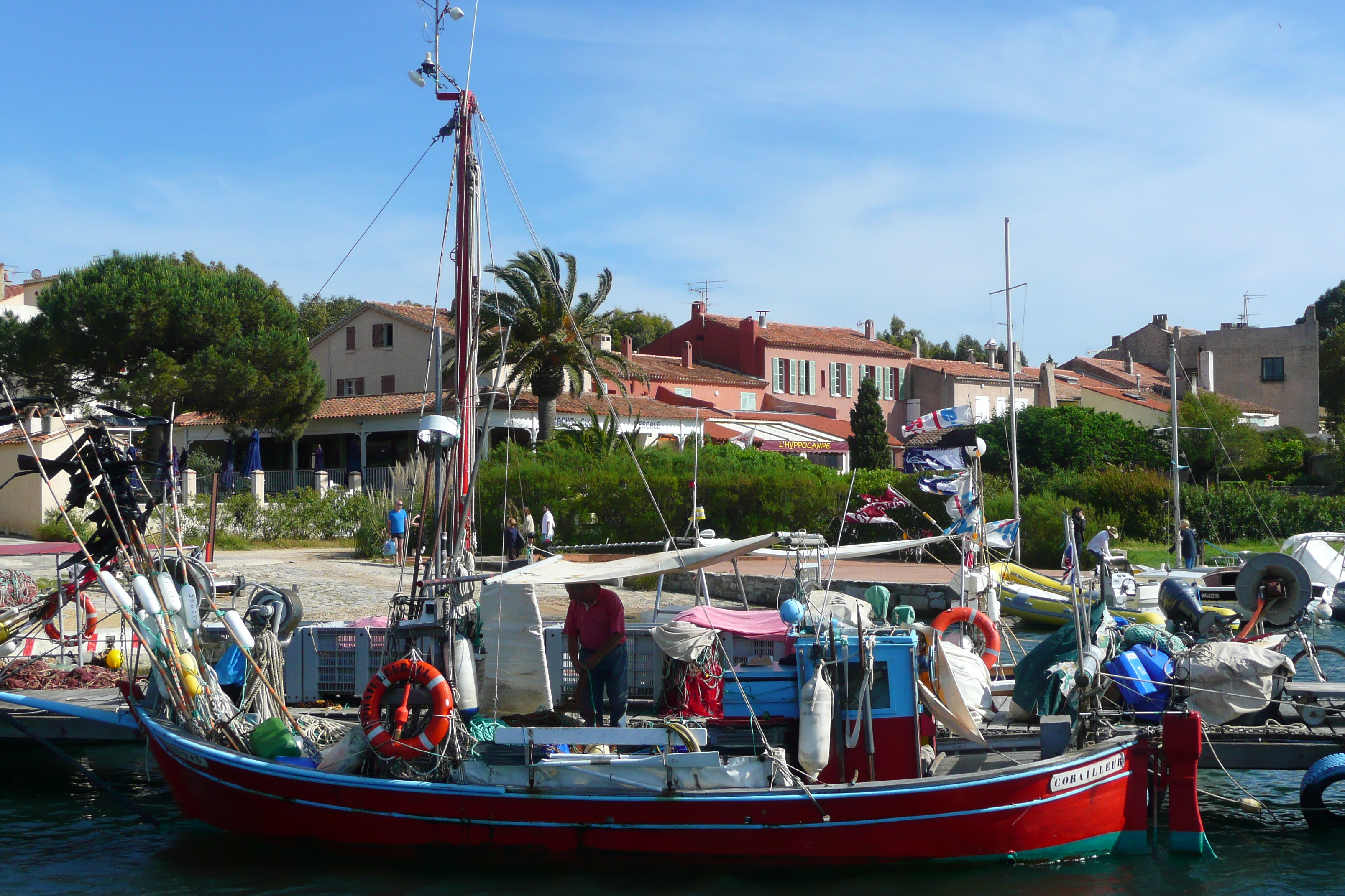 Picture France Porquerolles Island Porquerolles harbour 2008-05 2 - Tour Porquerolles harbour