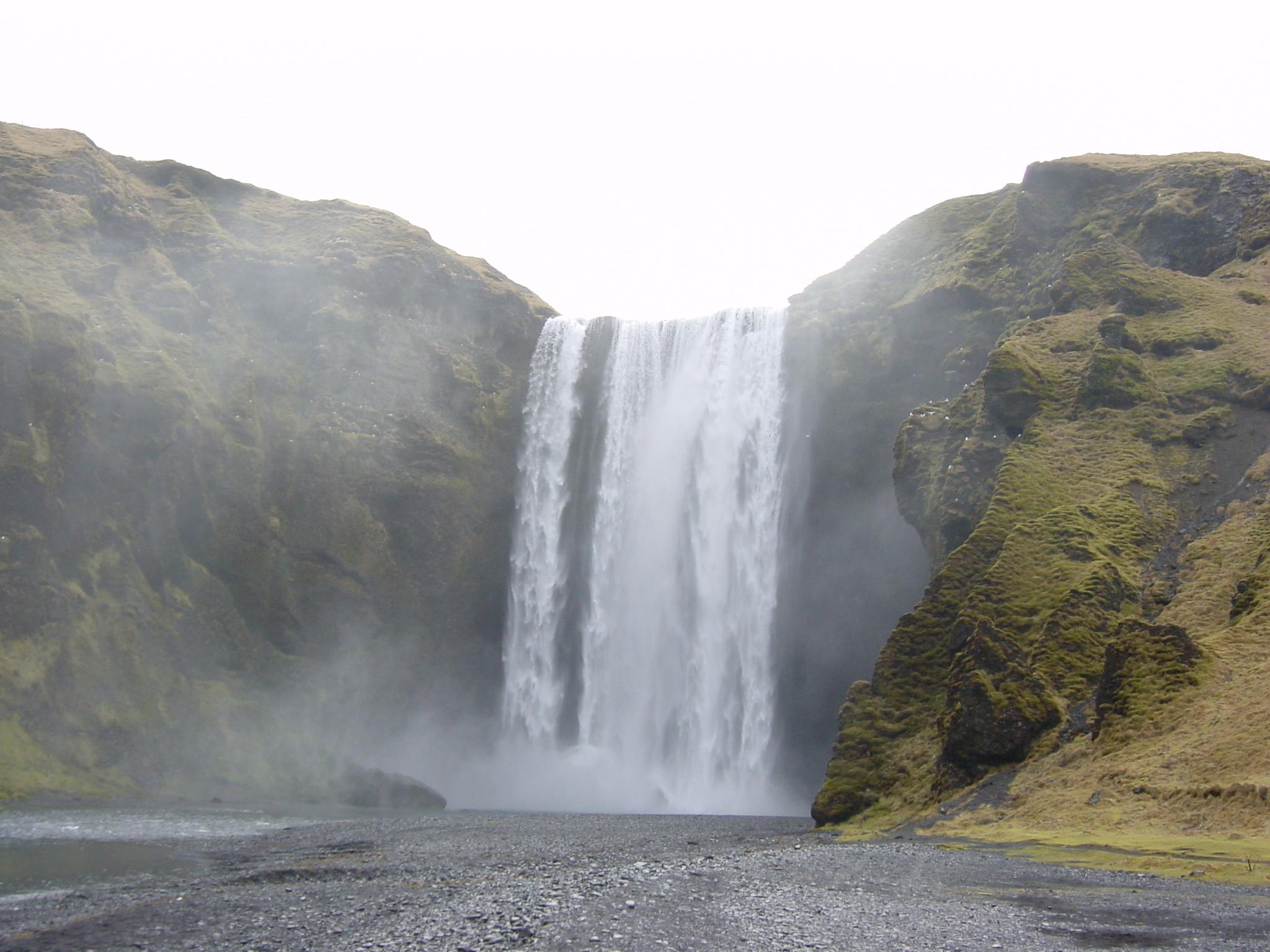 Picture Iceland Skogafoss 2003-03 15 - History Skogafoss