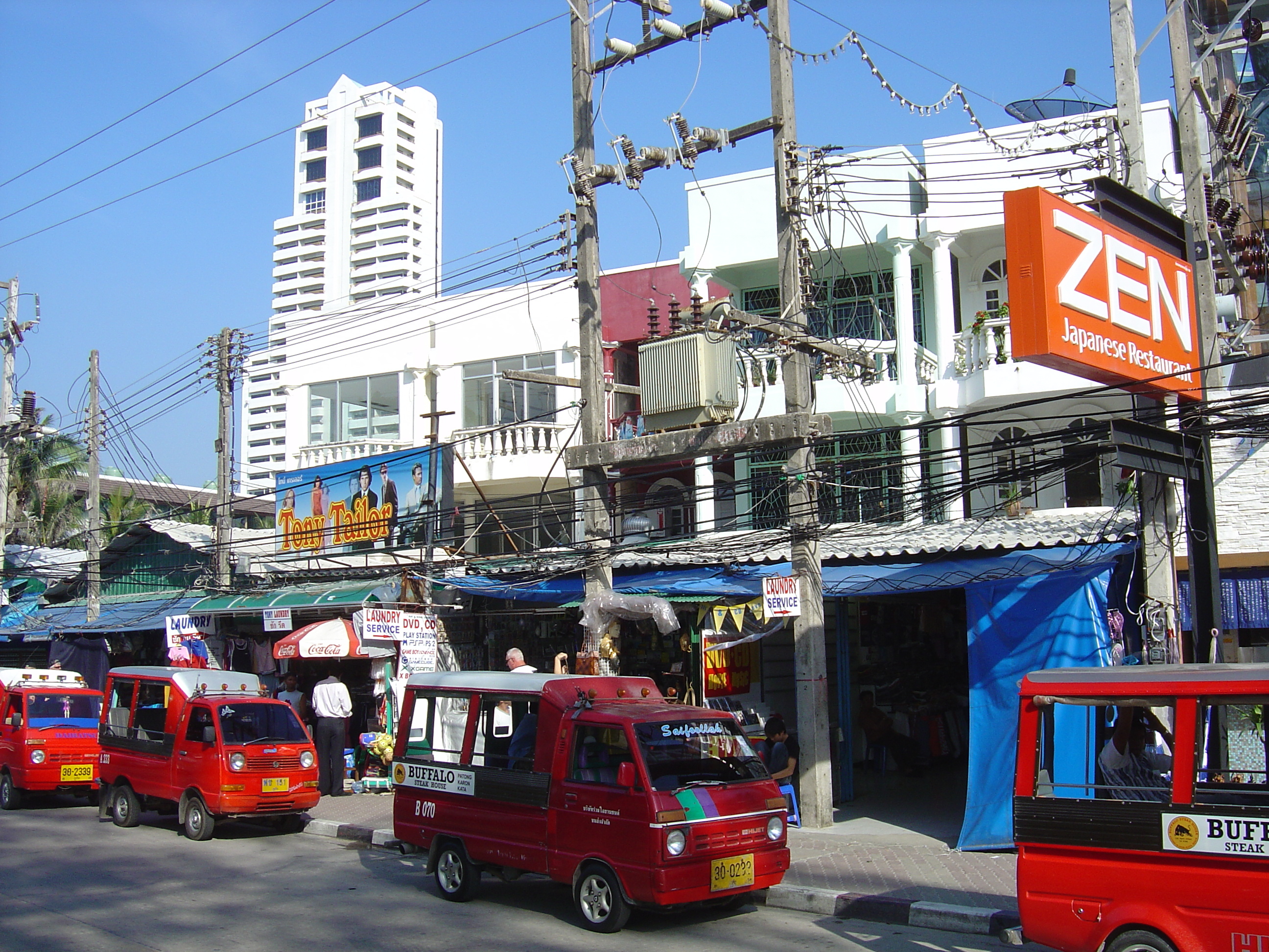 Picture Thailand Phuket Patong Beach Road 2005-12 65 - Center Beach Road