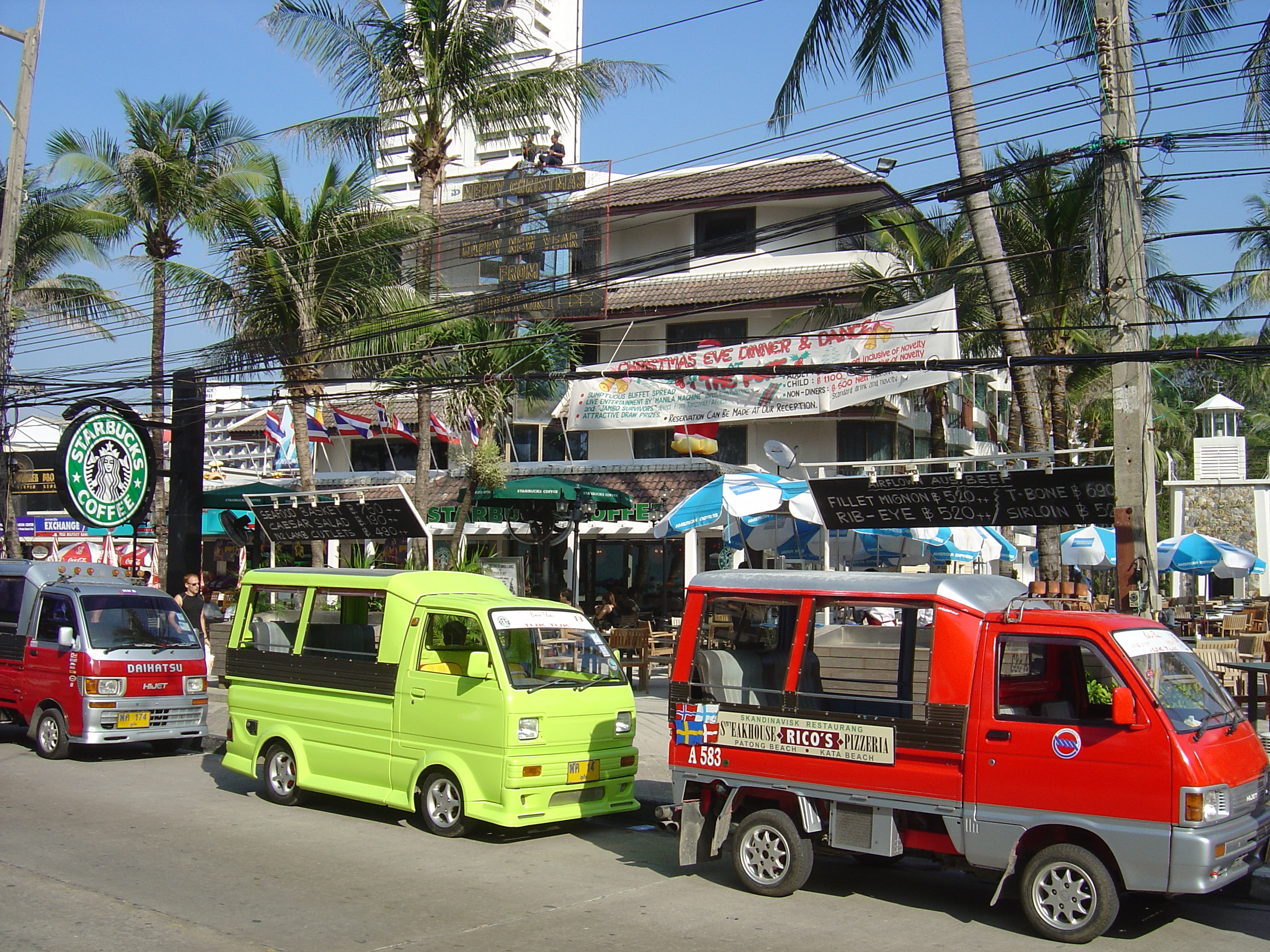 Picture Thailand Phuket Patong Beach Road 2005-12 44 - Center Beach Road