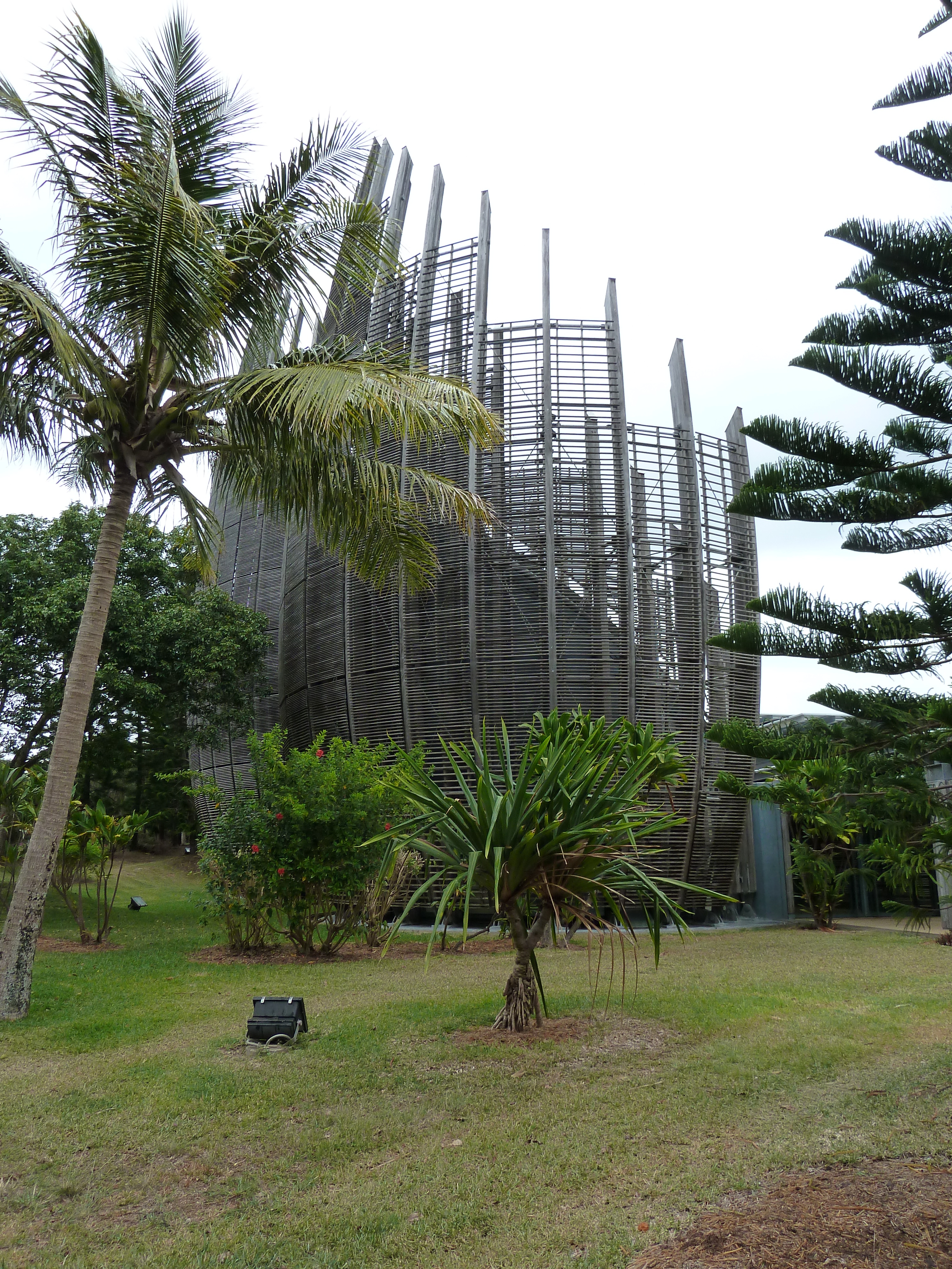 Picture New Caledonia Tjibaou Cultural Centre 2010-05 29 - History Tjibaou Cultural Centre