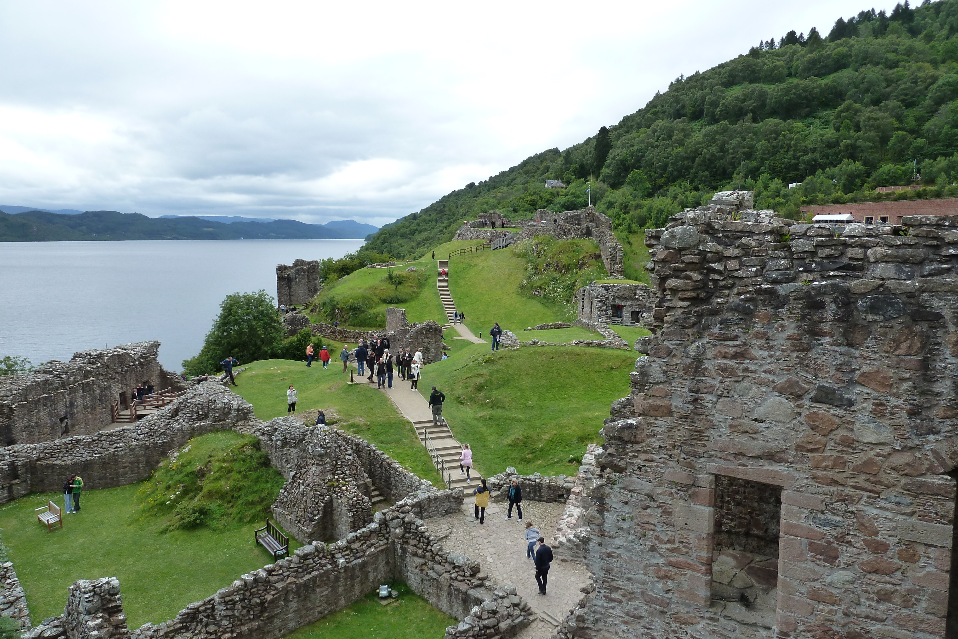 Picture United Kingdom Scotland Urquhart Castle (Loch Ness) 2011-07 40 - Discovery Urquhart Castle (Loch Ness)