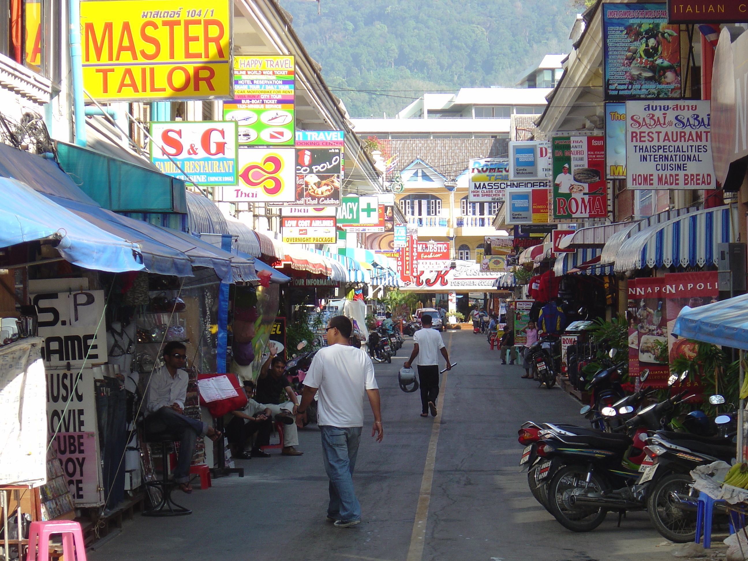 Picture Thailand Phuket Patong Beach Road 2005-12 36 - Journey Beach Road