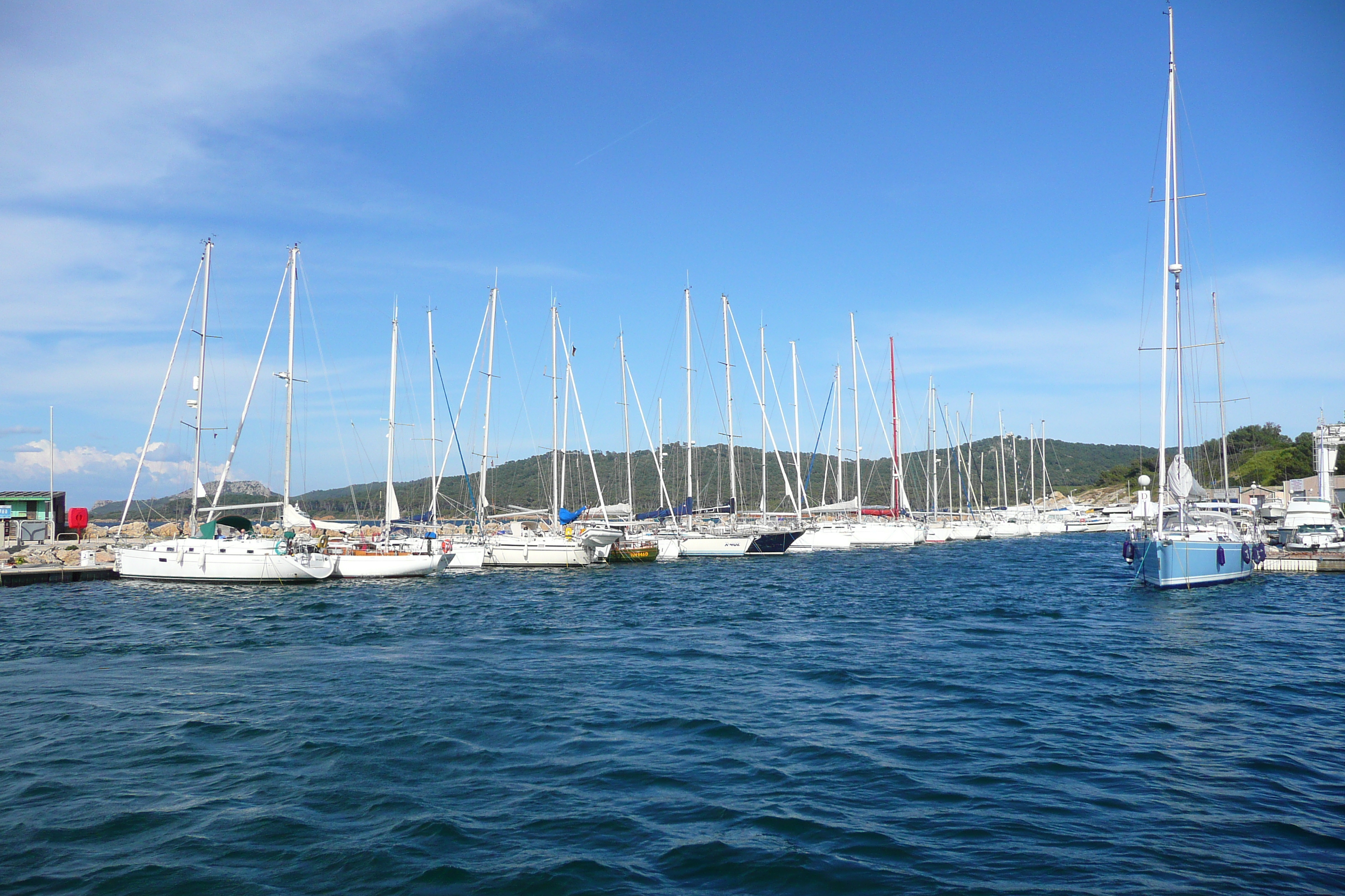 Picture France Porquerolles Island Porquerolles harbour 2008-05 17 - Center Porquerolles harbour