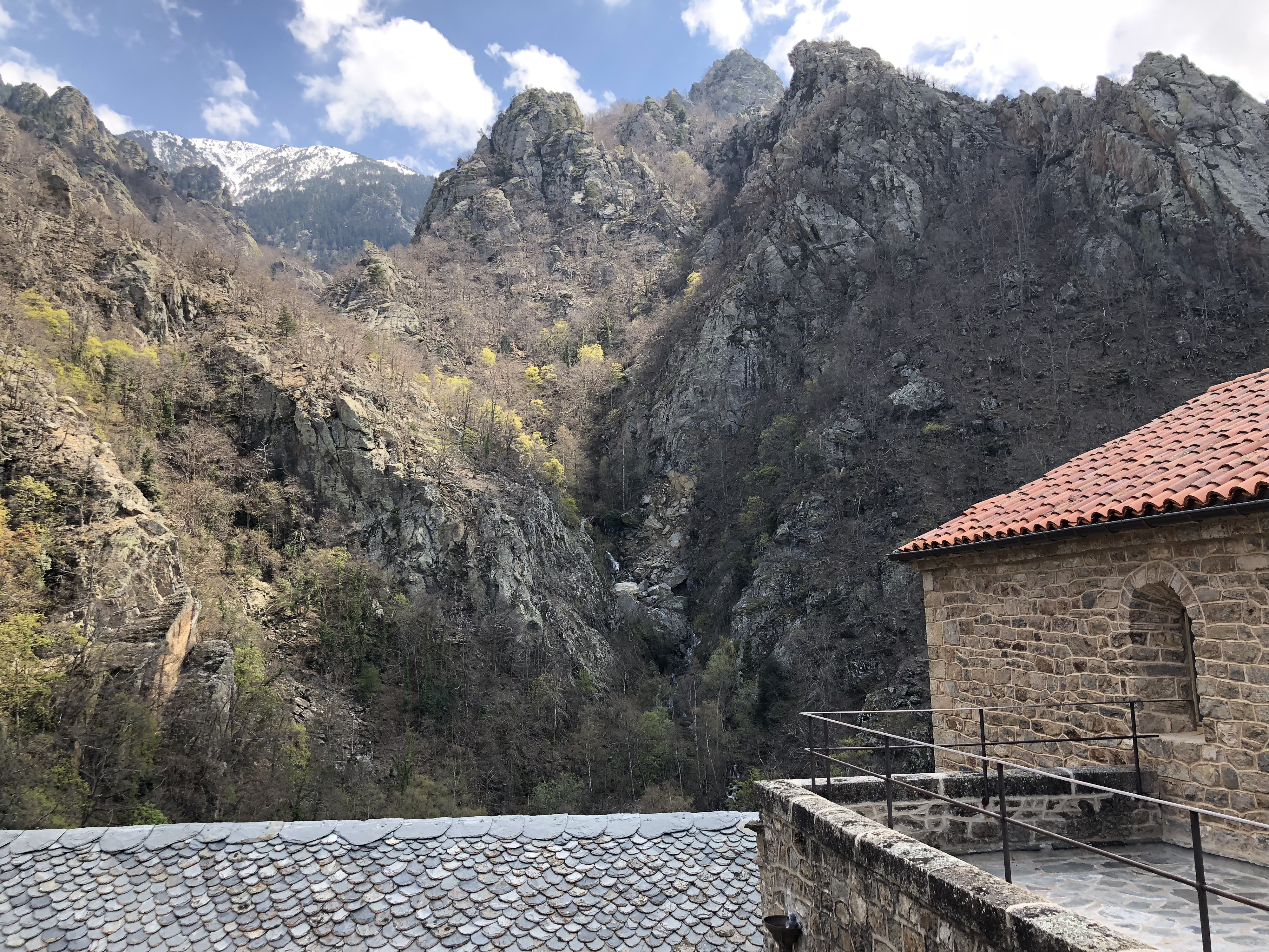 Picture France Abbaye Saint Martin du Canigou 2018-04 157 - Tour Abbaye Saint Martin du Canigou