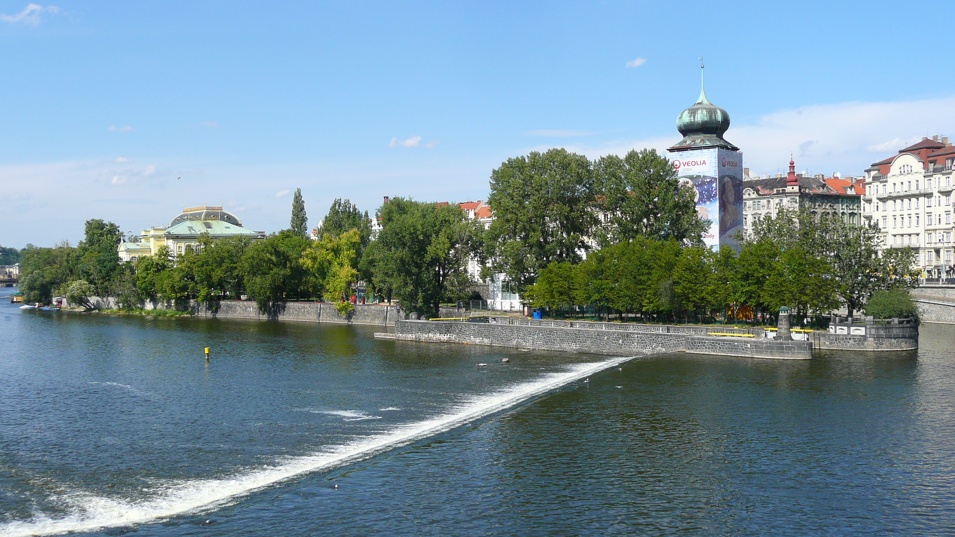 Picture Czech Republic Prague Vltava river 2007-07 27 - Center Vltava river