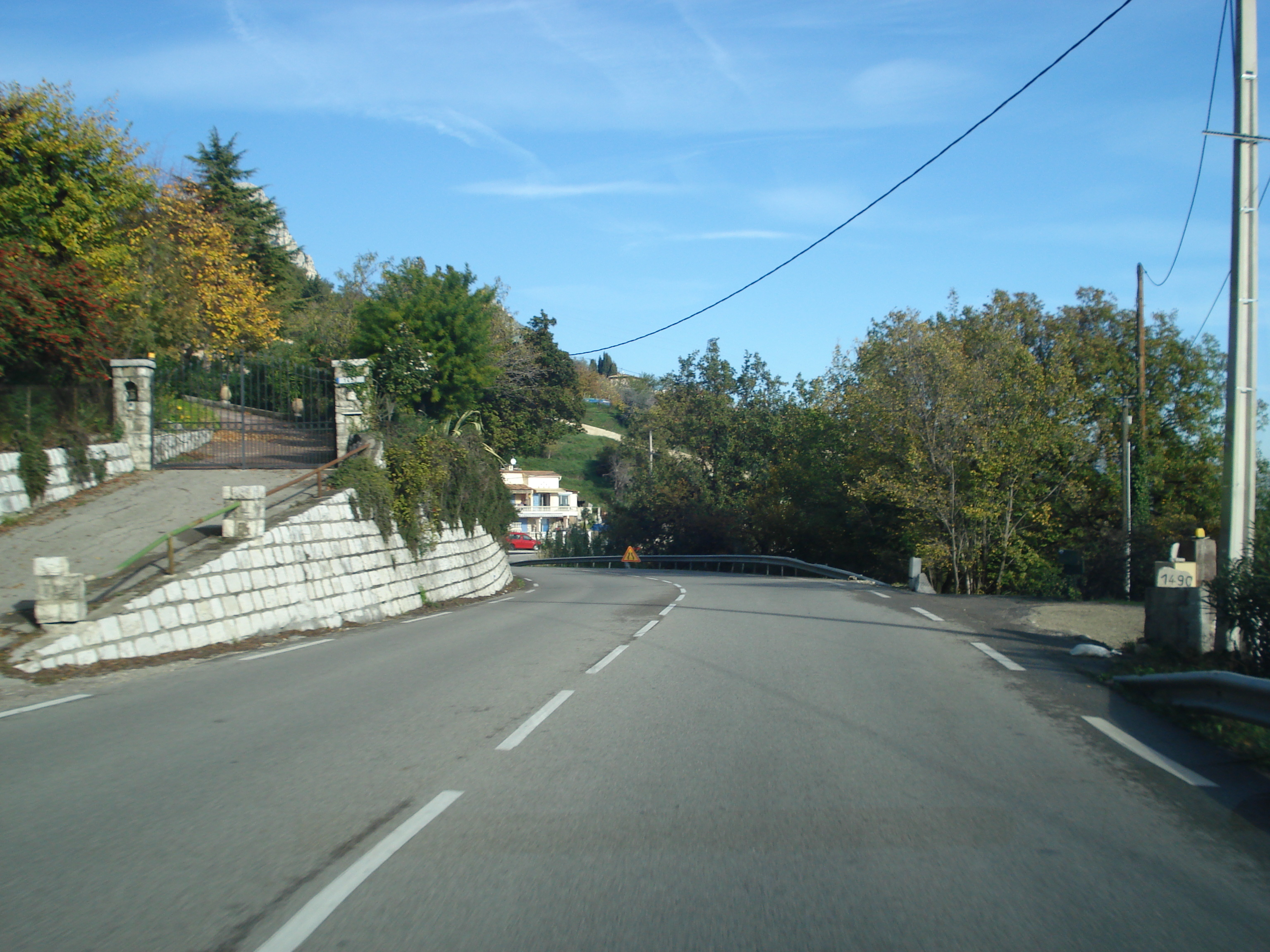 Picture France French Riviera Vence to St. Jeannet Road 2006-12 66 - History Vence to St. Jeannet Road