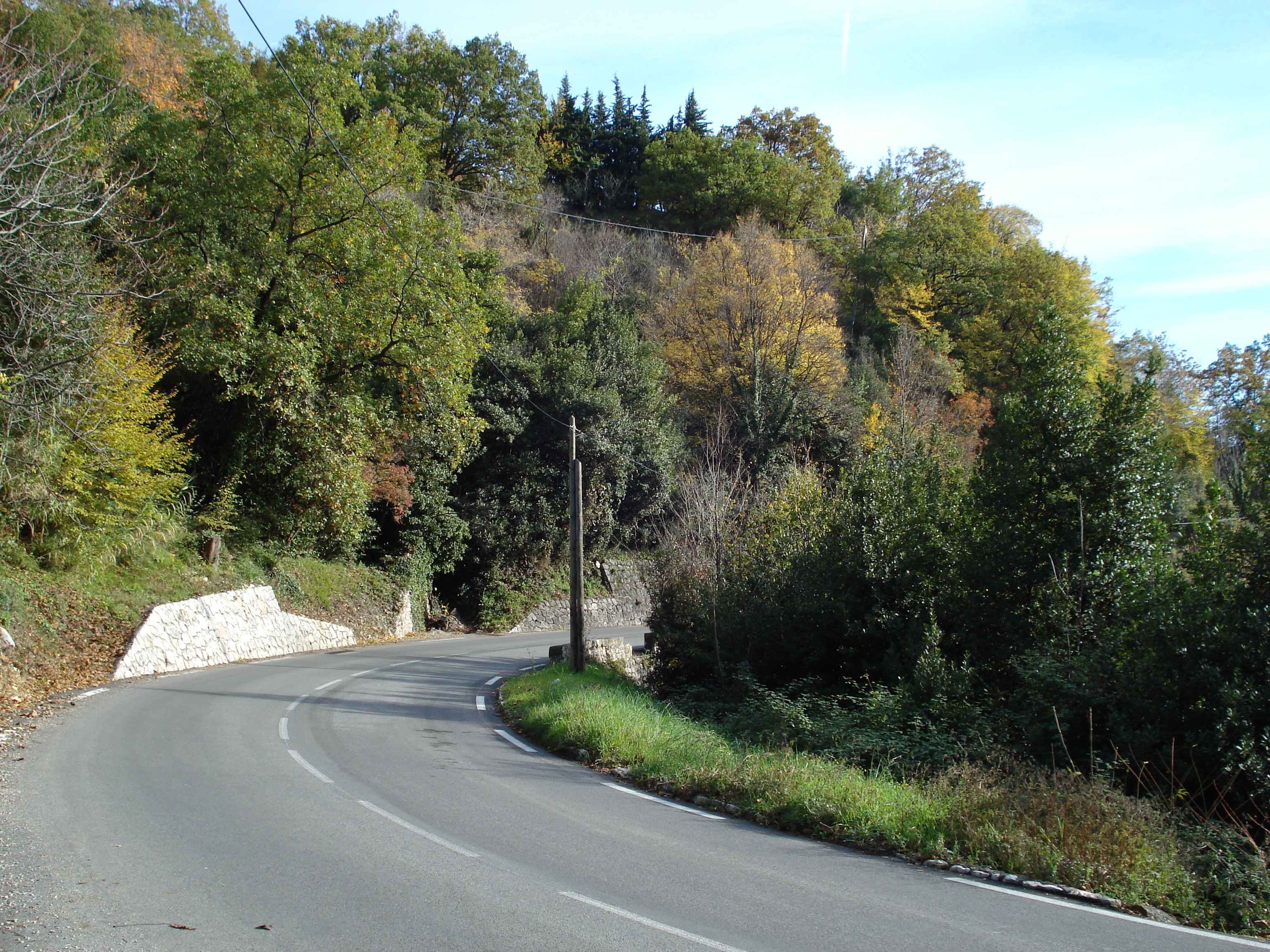 Picture France French Riviera Vence to St. Jeannet Road 2006-12 6 - History Vence to St. Jeannet Road