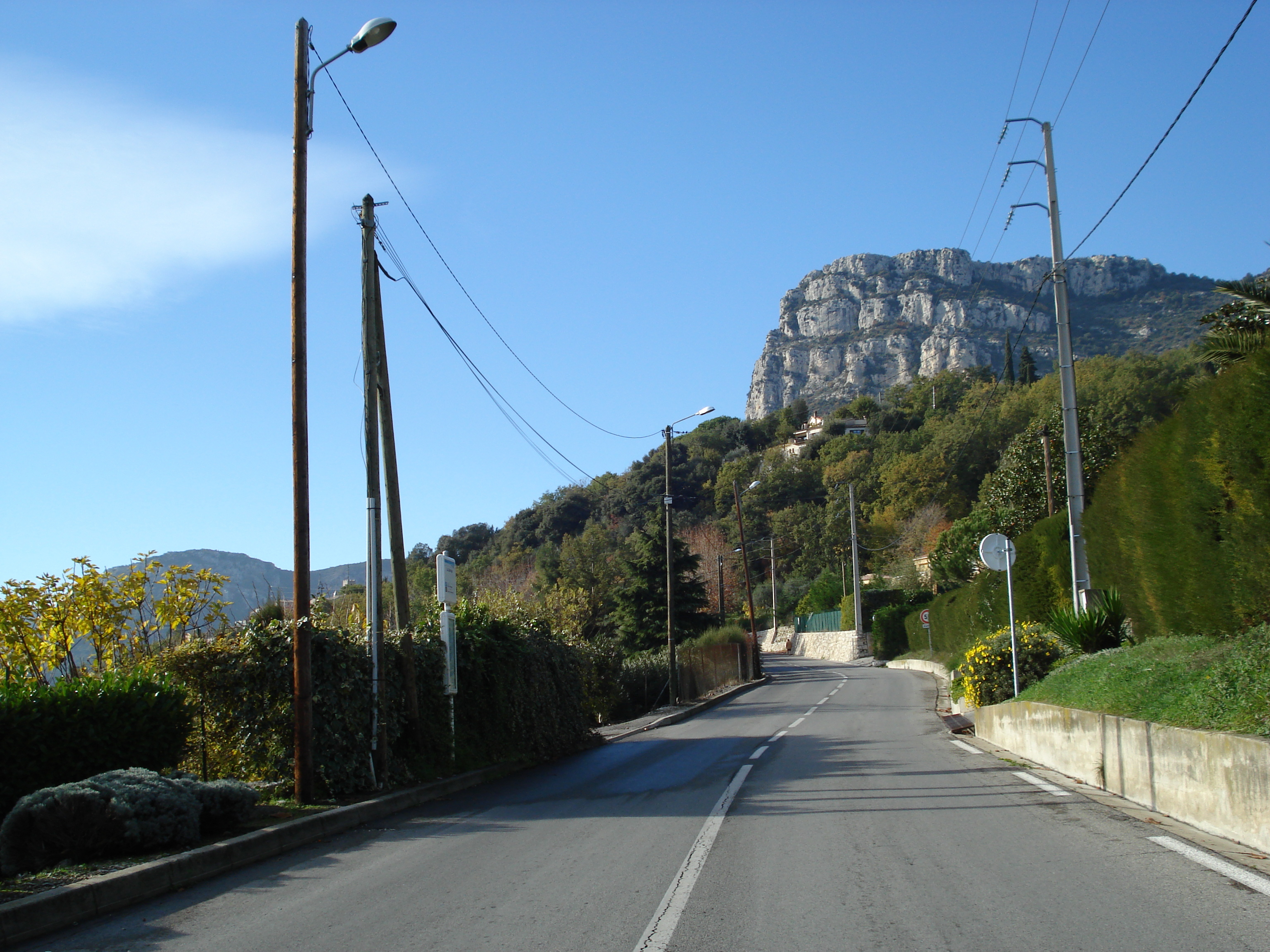 Picture France French Riviera Vence to St. Jeannet Road 2006-12 21 - Recreation Vence to St. Jeannet Road