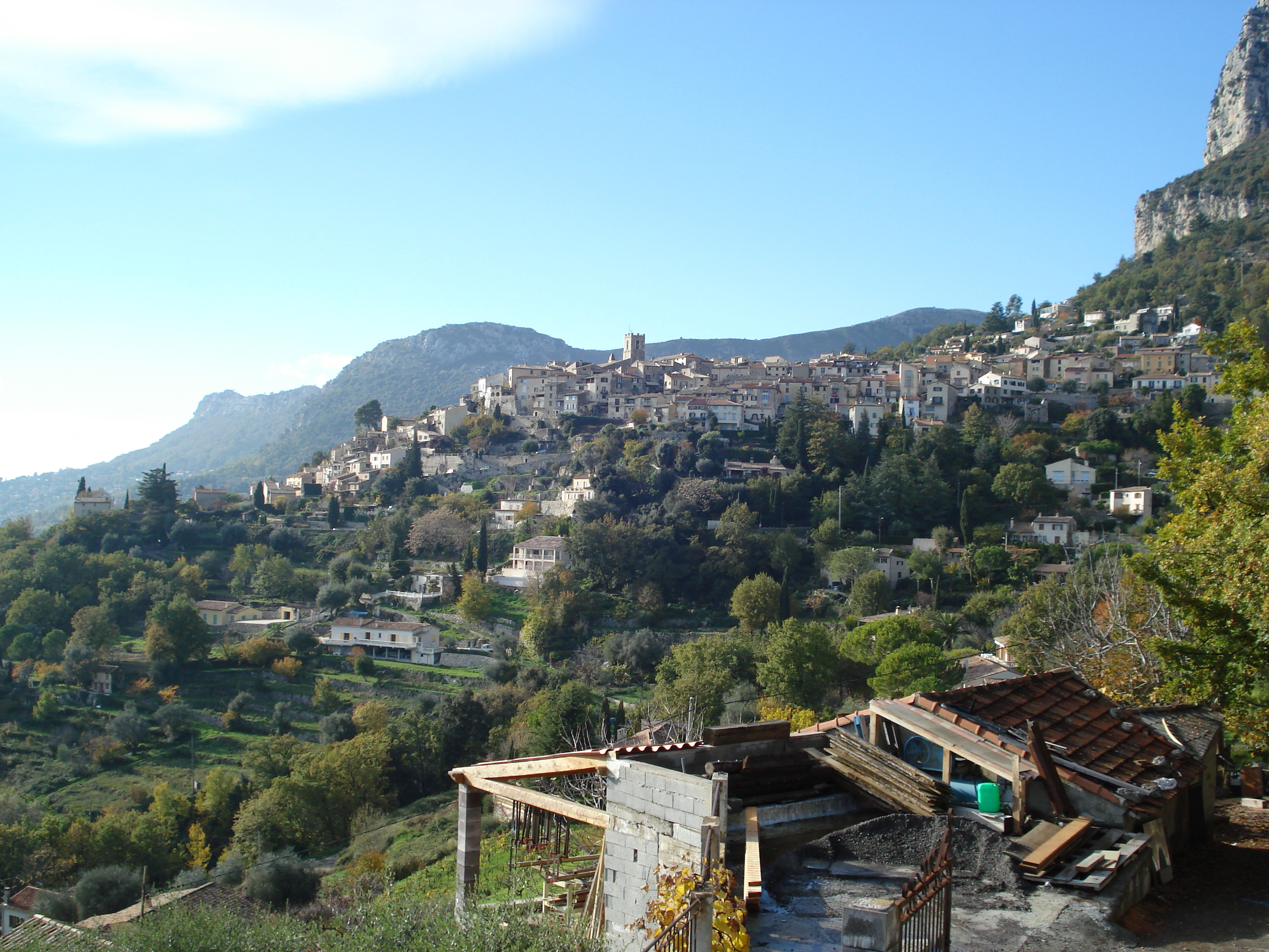 Picture France French Riviera Vence to St. Jeannet Road 2006-12 18 - History Vence to St. Jeannet Road