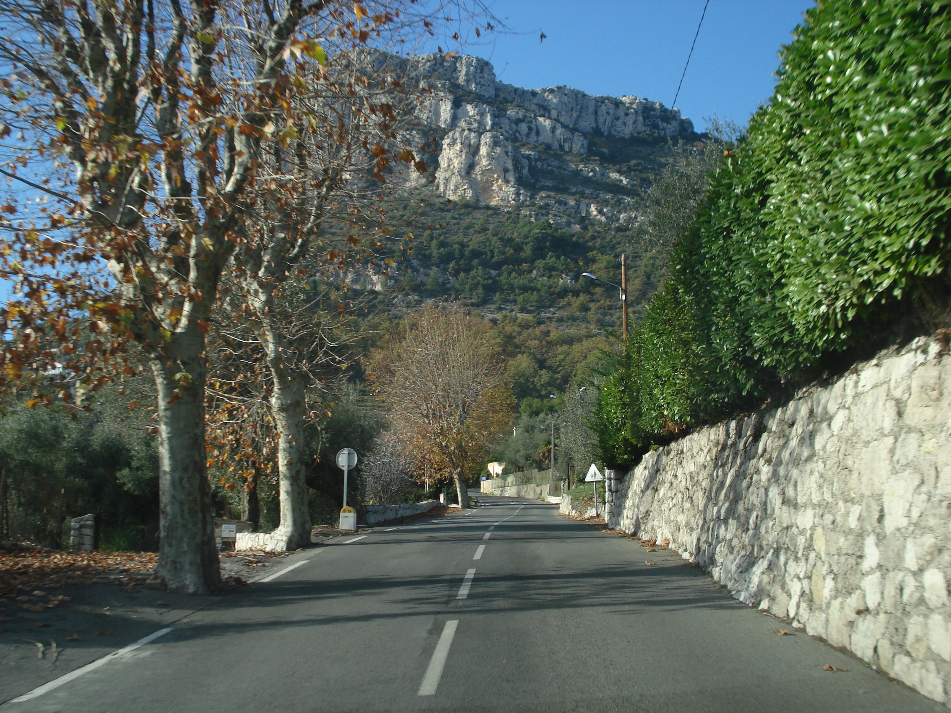 Picture France French Riviera Vence to St. Jeannet Road 2006-12 25 - Center Vence to St. Jeannet Road