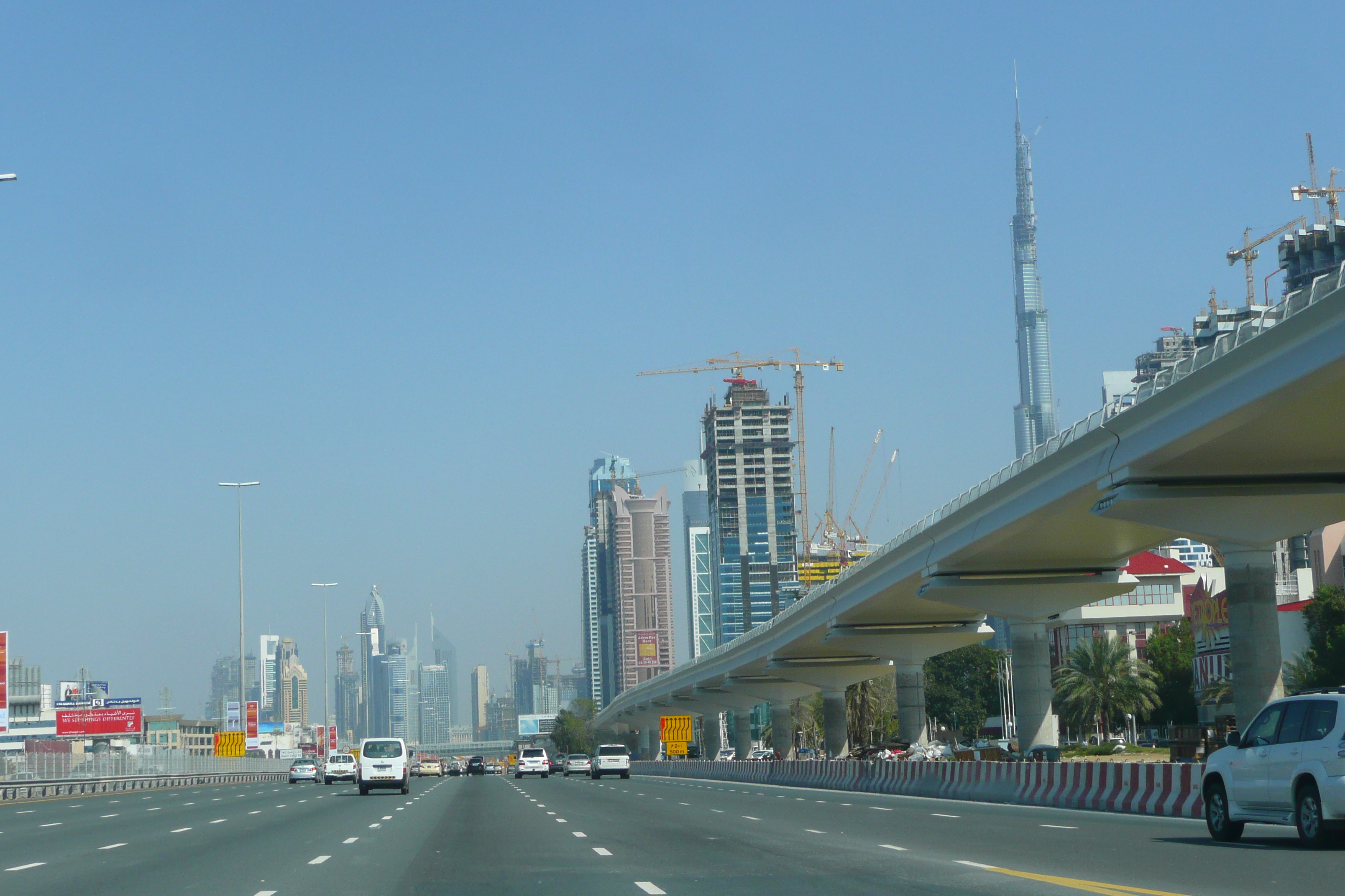 Picture United Arab Emirates Dubai Burj Dubai 2009-01 29 - Center Burj Dubai