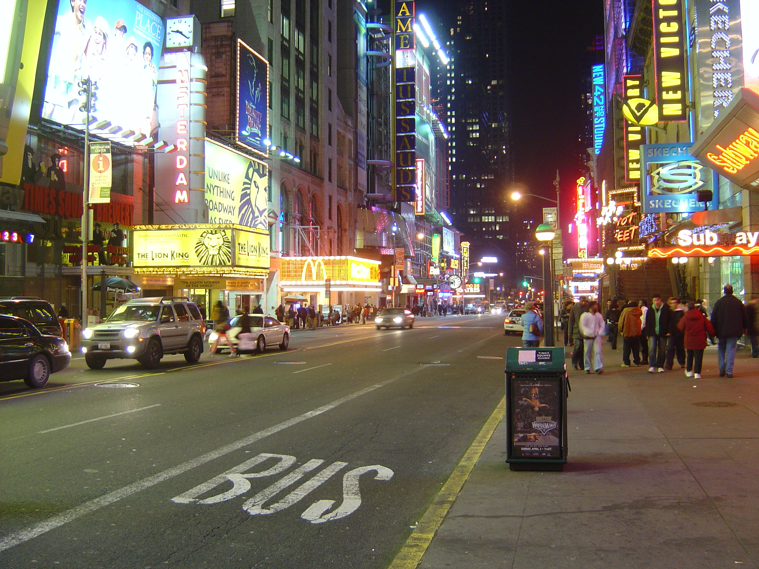 Picture United States New York Time Square 2006-03 54 - Recreation Time Square