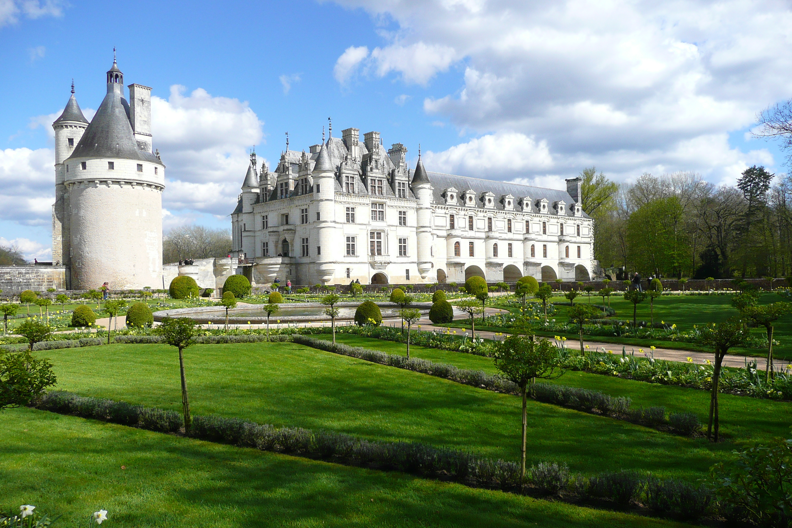 Picture France Chenonceau Castle Gardens of Chenonceau 2008-04 46 - Center Gardens of Chenonceau