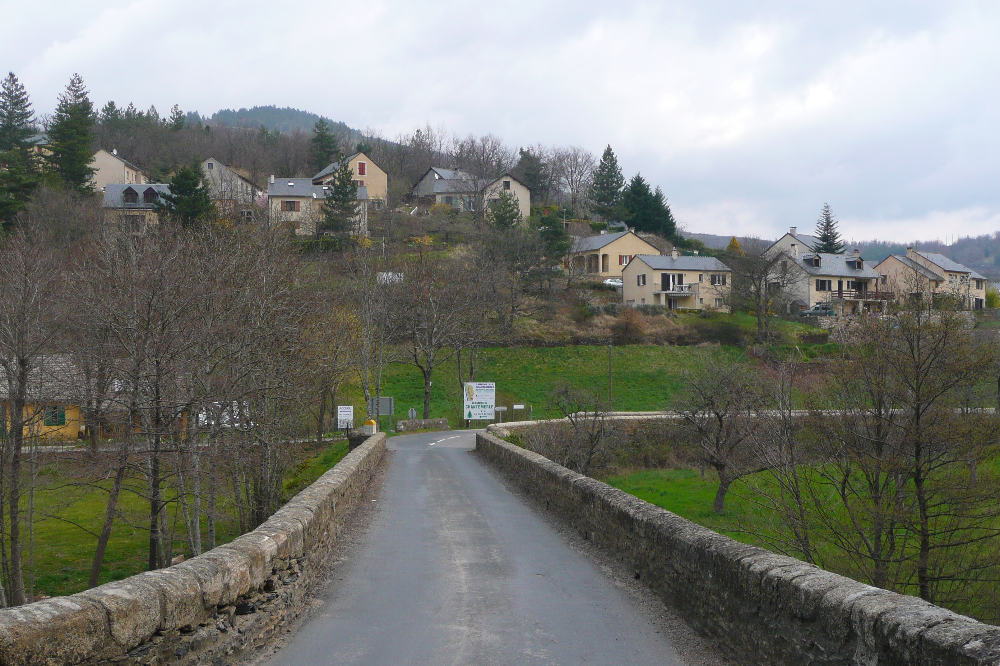 Picture France Cevennes Mountains Cocures to Florac road 2008-04 33 - Journey Cocures to Florac road