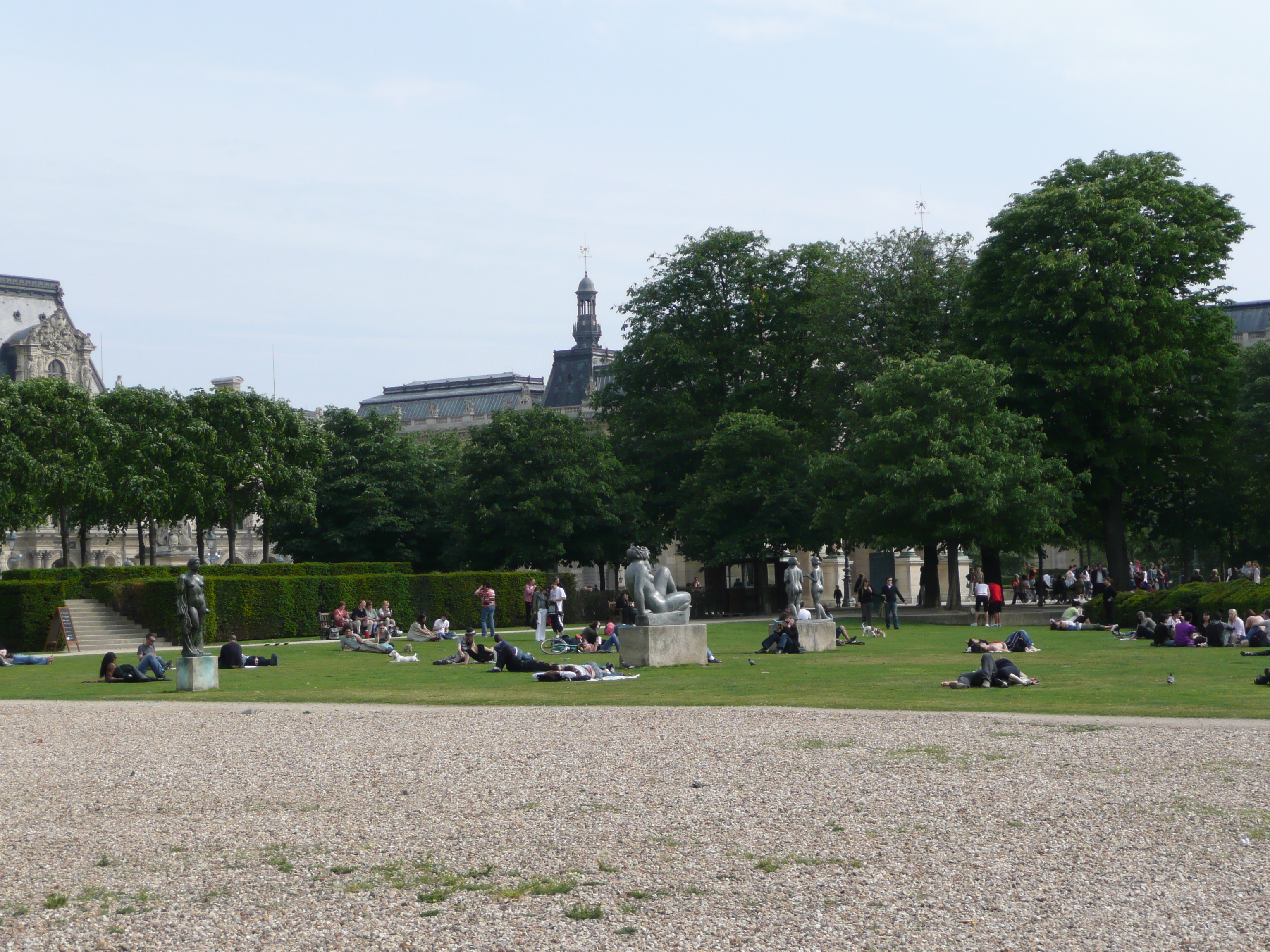 Picture France Paris Louvre Carrousel Garden 2007-05 27 - History Louvre Carrousel Garden