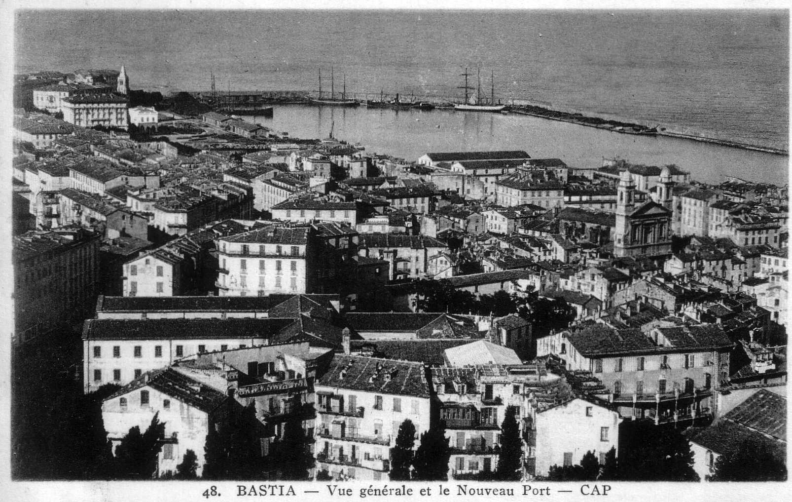 Picture France Corsica Old Postcards bastia 1900-01 41 - Tours bastia