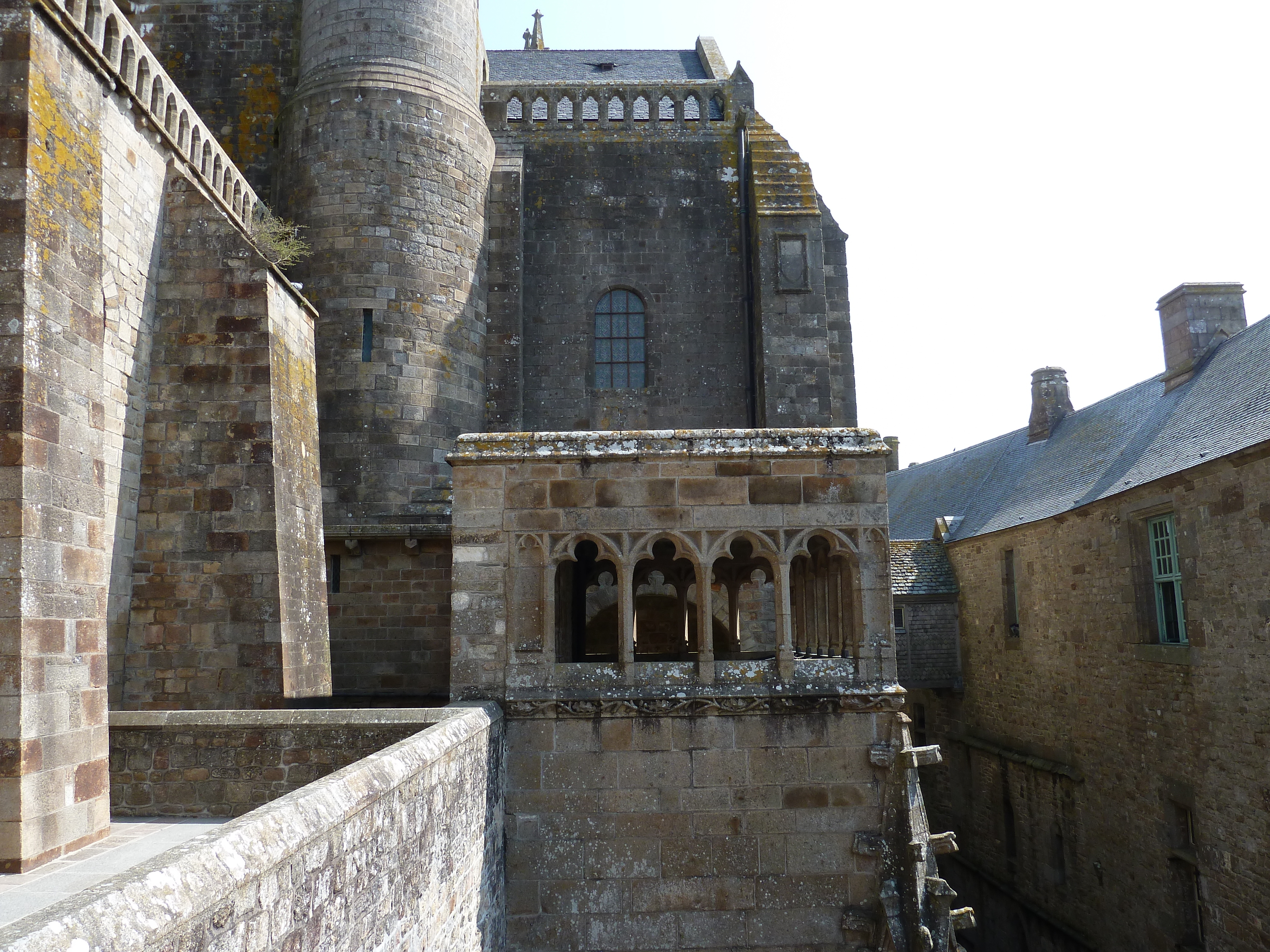 Picture France Mont St Michel Mont St Michel Abbey 2010-04 47 - History Mont St Michel Abbey