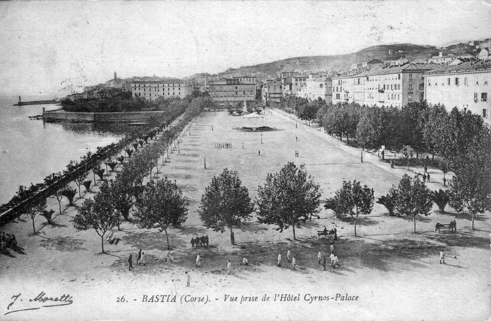 Picture France Corsica Old Postcards bastia 1900-01 42 - Recreation bastia