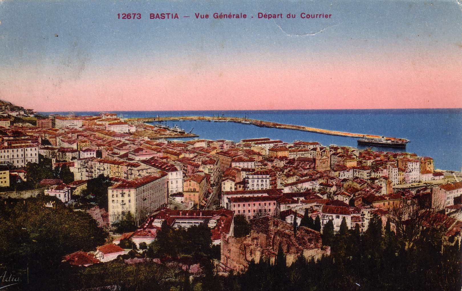 Picture France Corsica Old Postcards bastia 1900-01 71 - Tours bastia