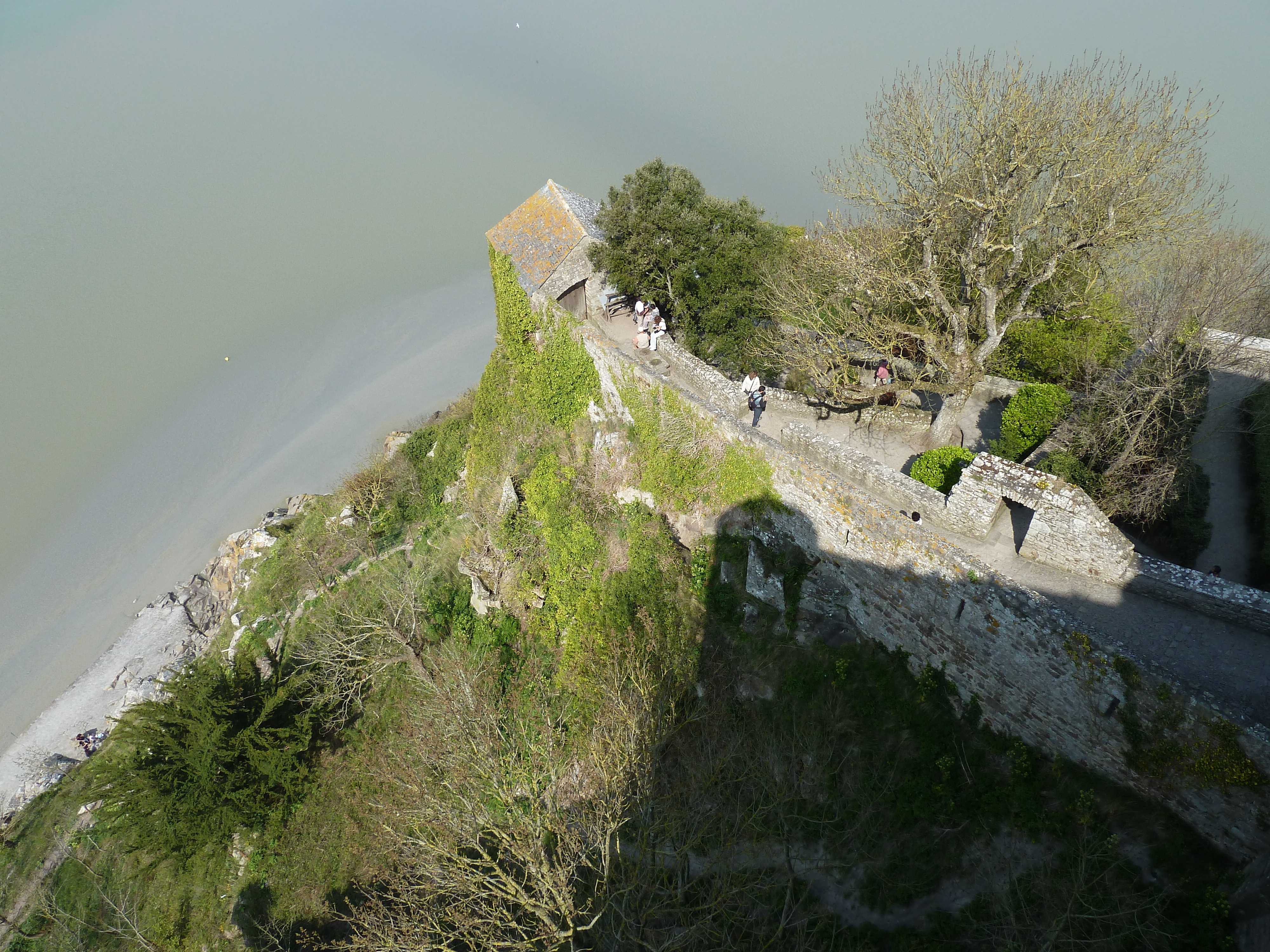 Picture France Mont St Michel Mont St Michel Abbey 2010-04 100 - Center Mont St Michel Abbey