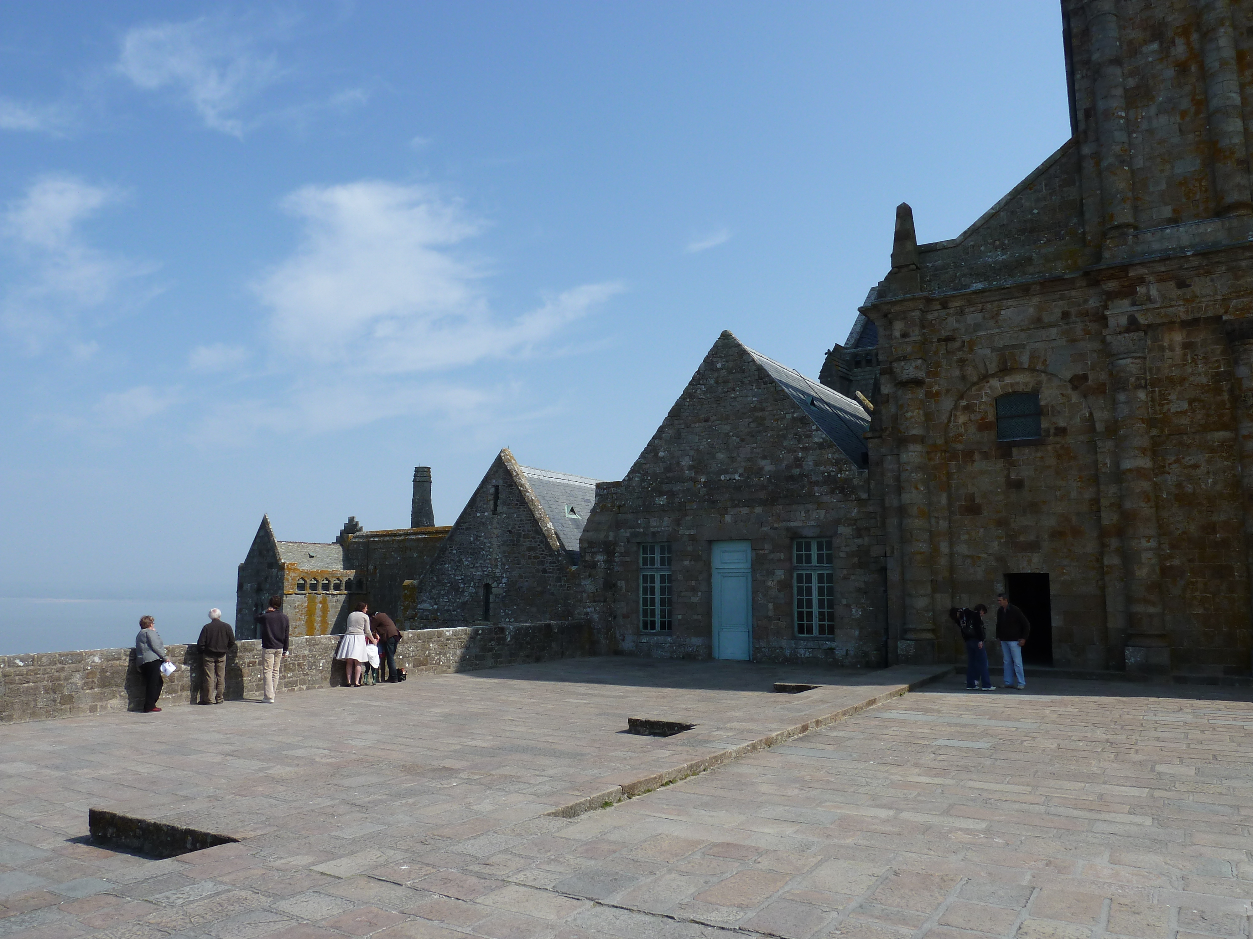 Picture France Mont St Michel Mont St Michel Abbey 2010-04 123 - Center Mont St Michel Abbey