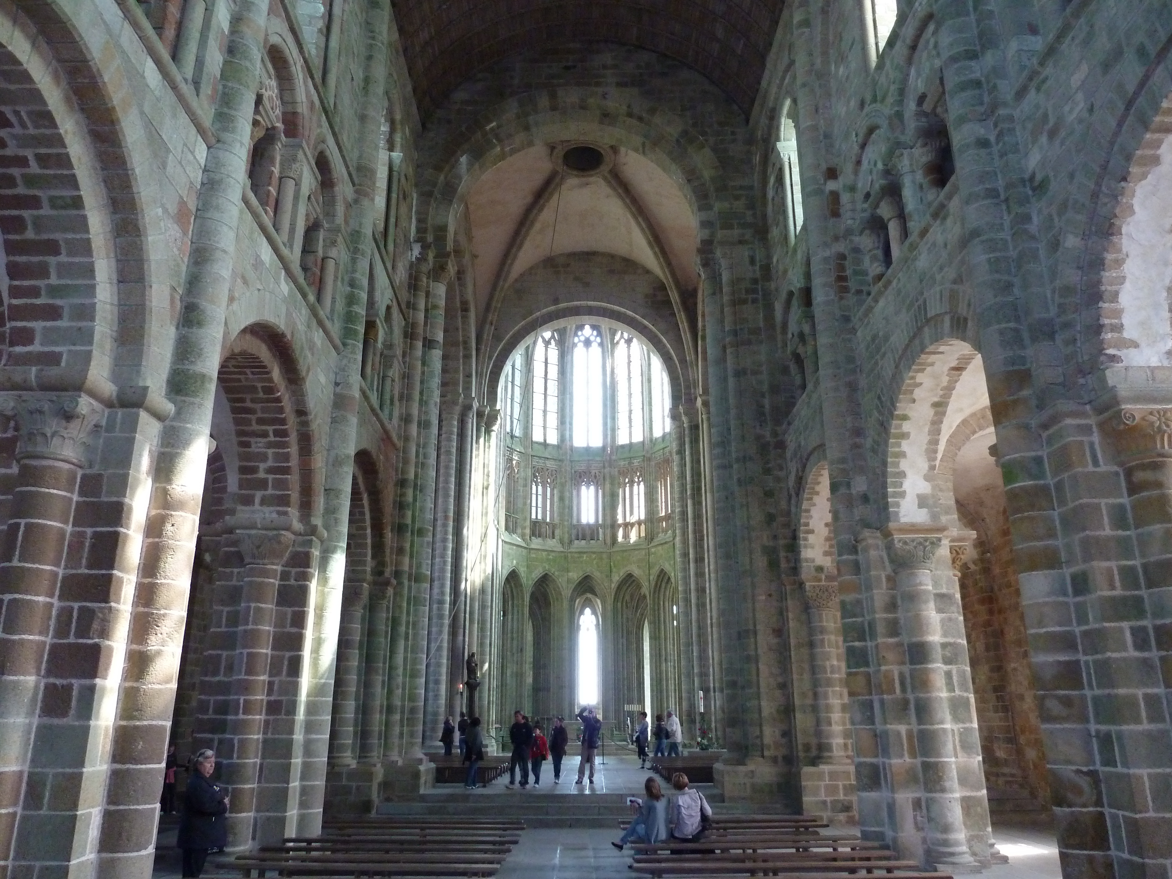 Picture France Mont St Michel Mont St Michel Abbey 2010-04 122 - Recreation Mont St Michel Abbey